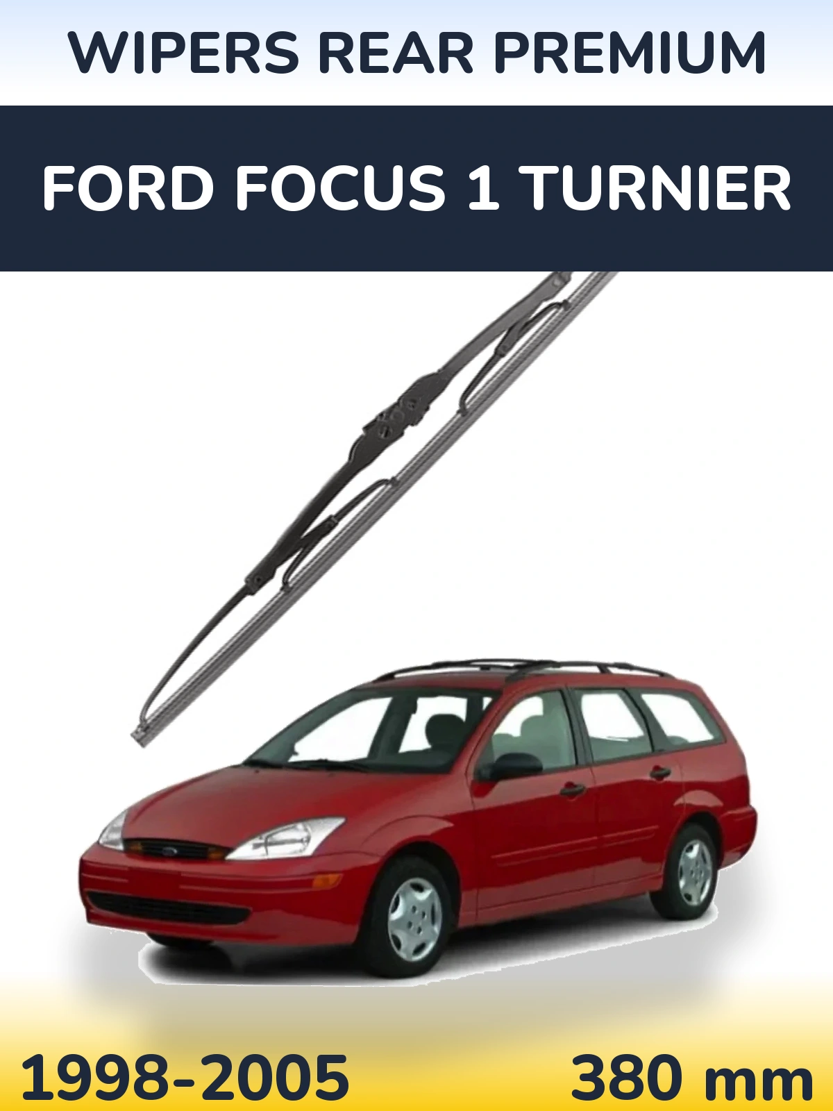 Задний дворник WIPERS REAR PREMIUM 380 мм для Ford Focus 1 Turnier 1998-2005