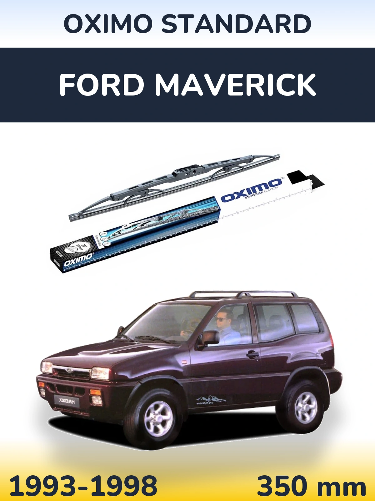 Tylna wycieraczka Oximo Standard 350 mm do Ford Maverick 1993-1998