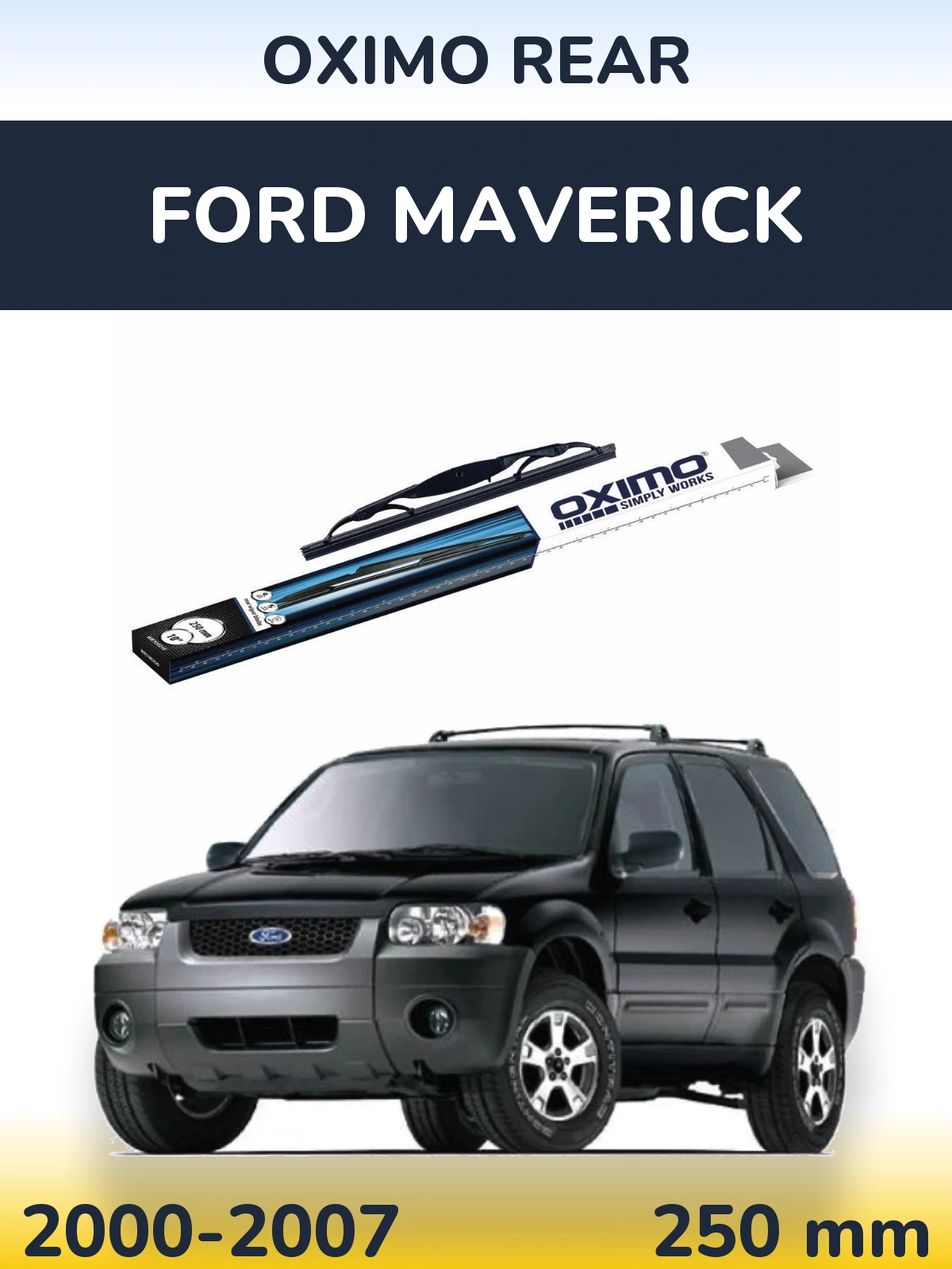 Задний дворник Oximo Rear 250 мм для Ford Maverick 2000-2007