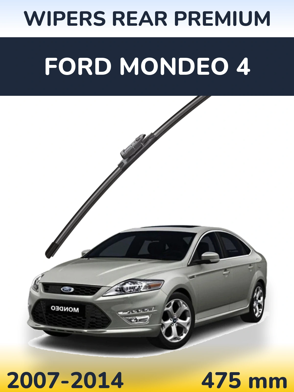 Задний дворник WIPERS REAR PREMIUM 500 мм для Ford Mondeo 4 2007-2014