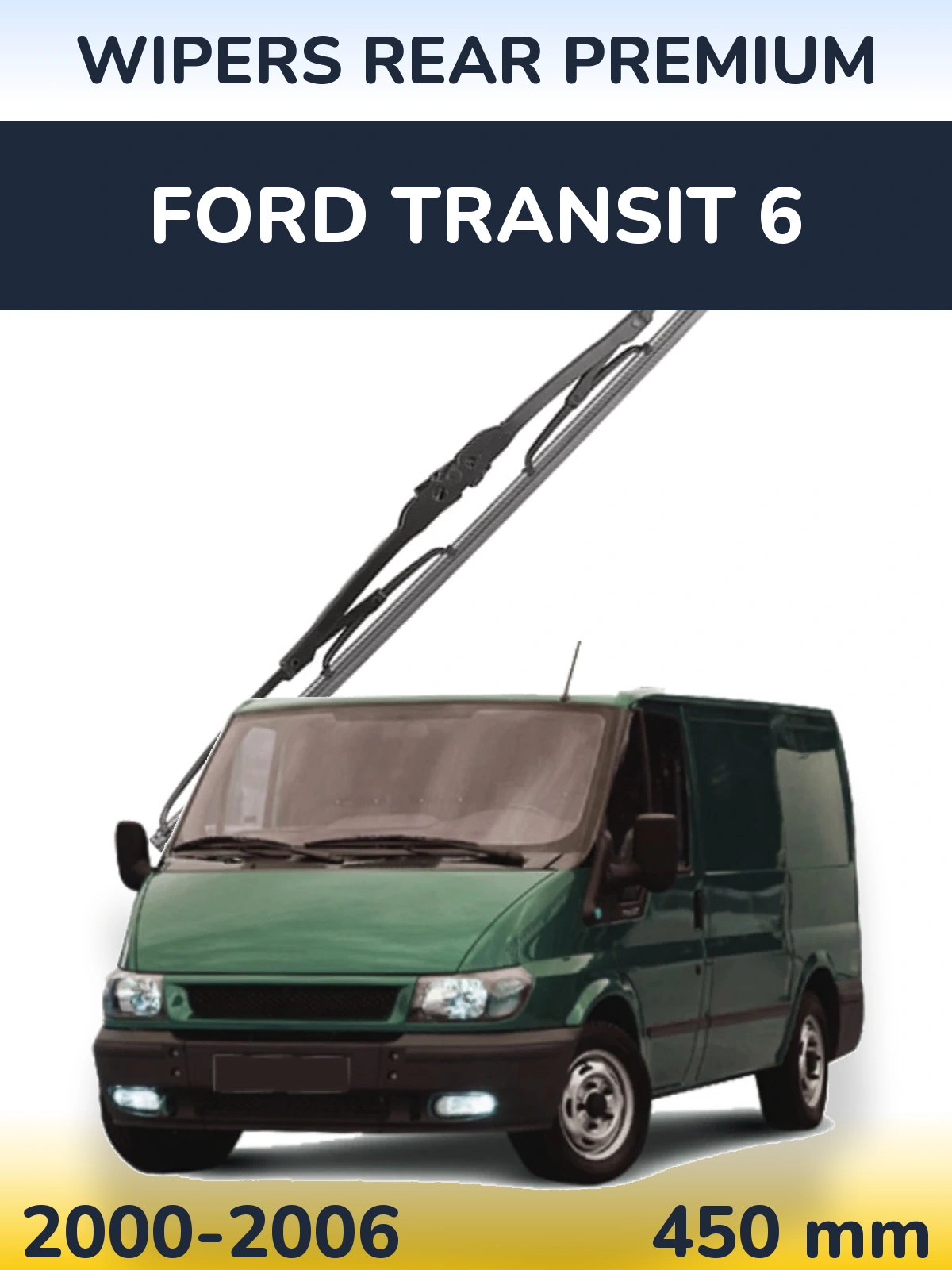 Задний дворник WIPERS REAR PREMIUM 450 мм для Ford Transit 6 2000-2006
