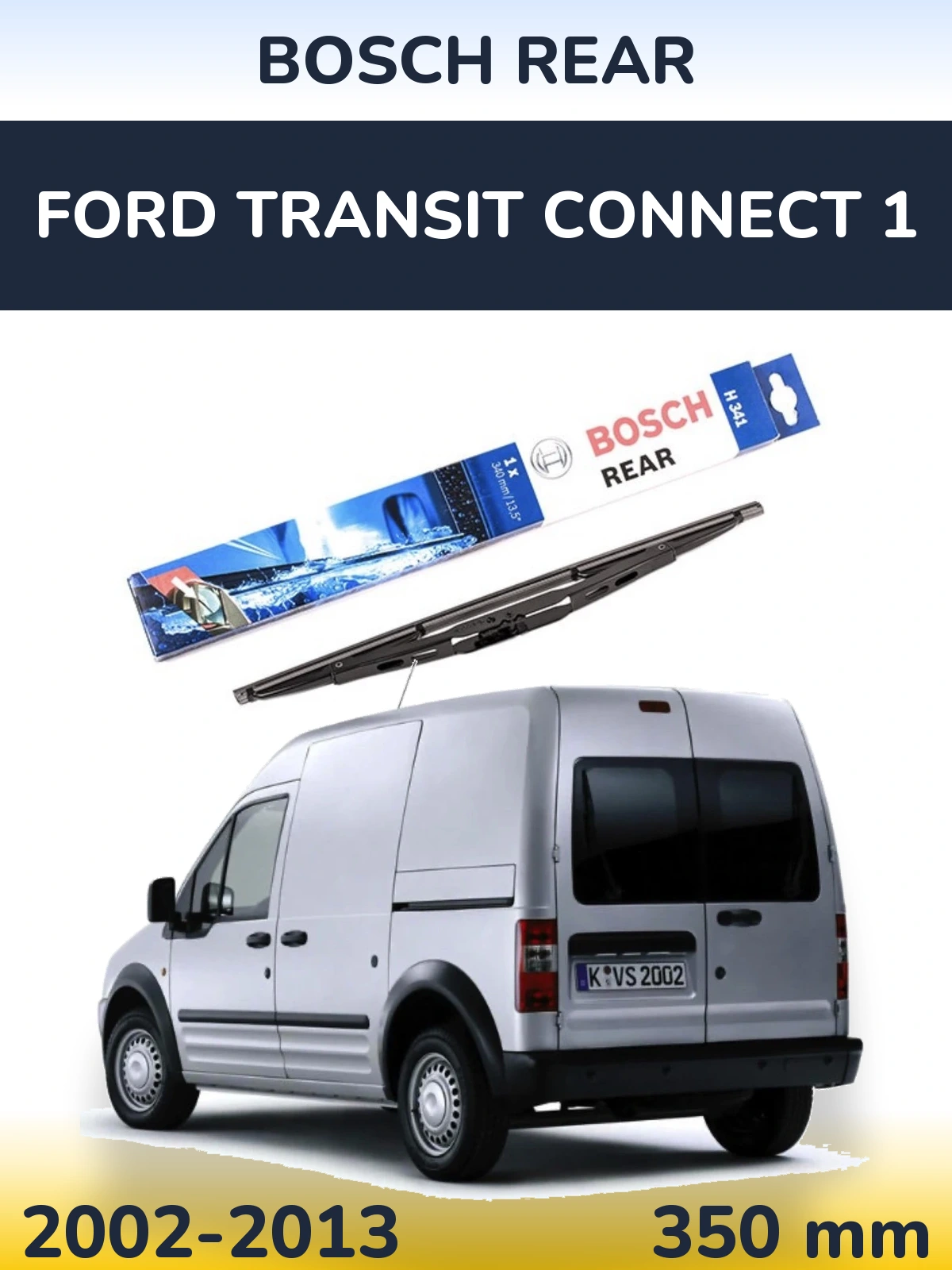 Tylna wycieraczka BOSCH Rear 340 mm do Ford Transit Connect 1 2002-2013