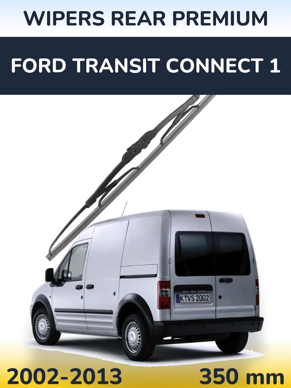 Задня щітка WIPERS REAR PREMIUM 350 мм для Ford Transit Connect 1 2002-2013