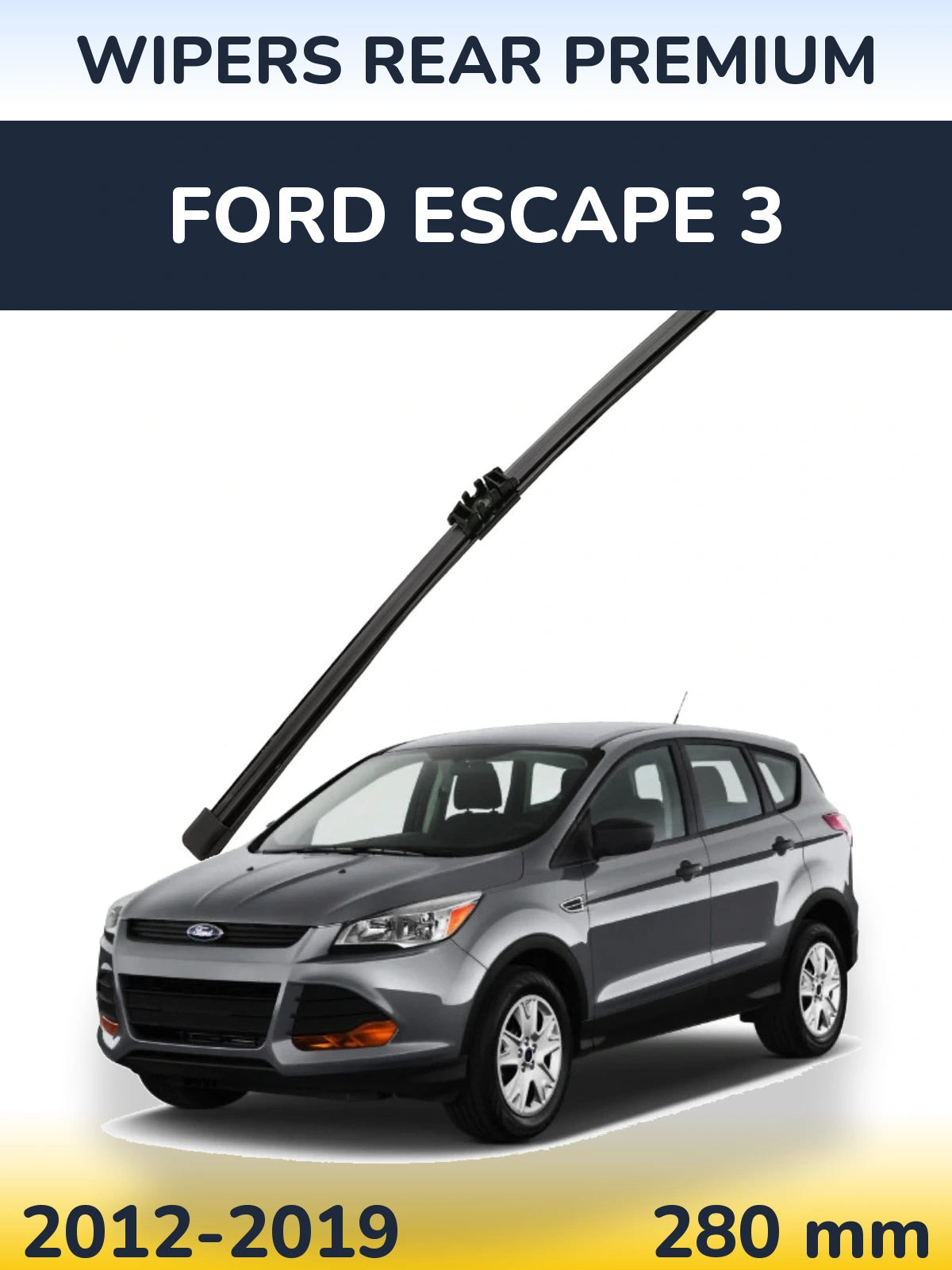 Задний дворник WIPERS REAR PREMIUM 280 мм для Ford Escape 3 2012-2019