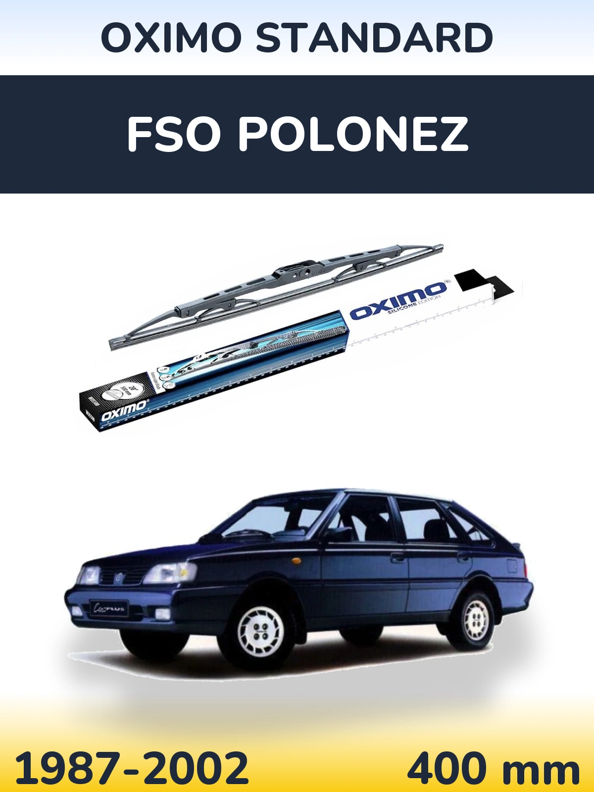 Tylna wycieraczka Oximo Standard 400 mm do FSO Polonez 1987-2002