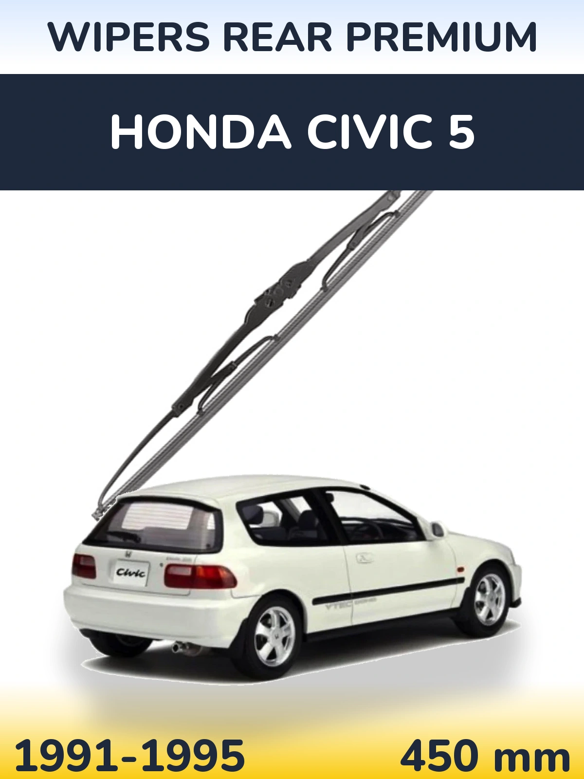 Rear wiper blade WIPERS REAR PREMIUM 450 mm for Honda Civic 5 1991-1995