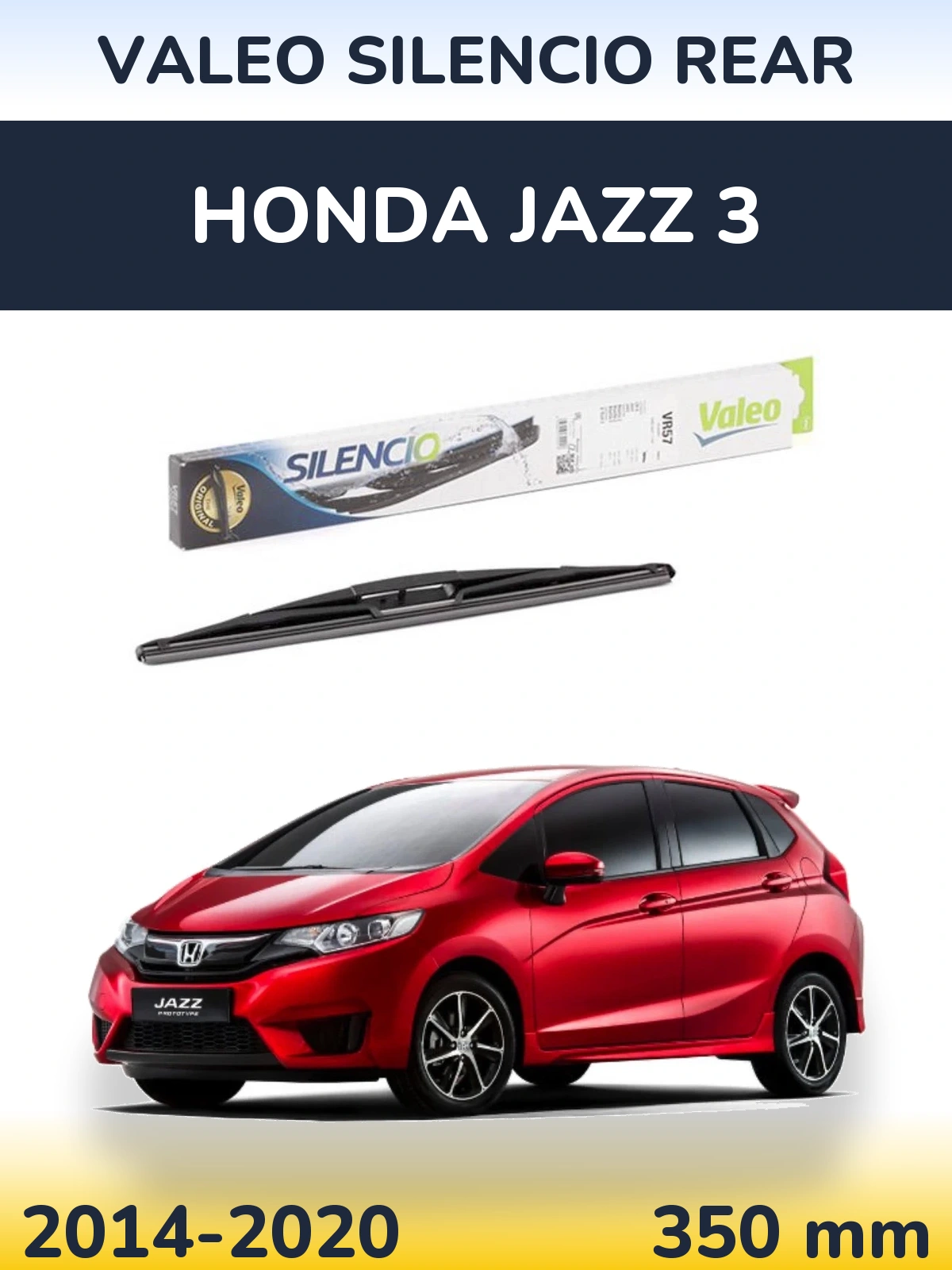 Tylna wycieraczka Valeo Silencio Rear 345 mm do Honda Jazz 3 2014-2020
