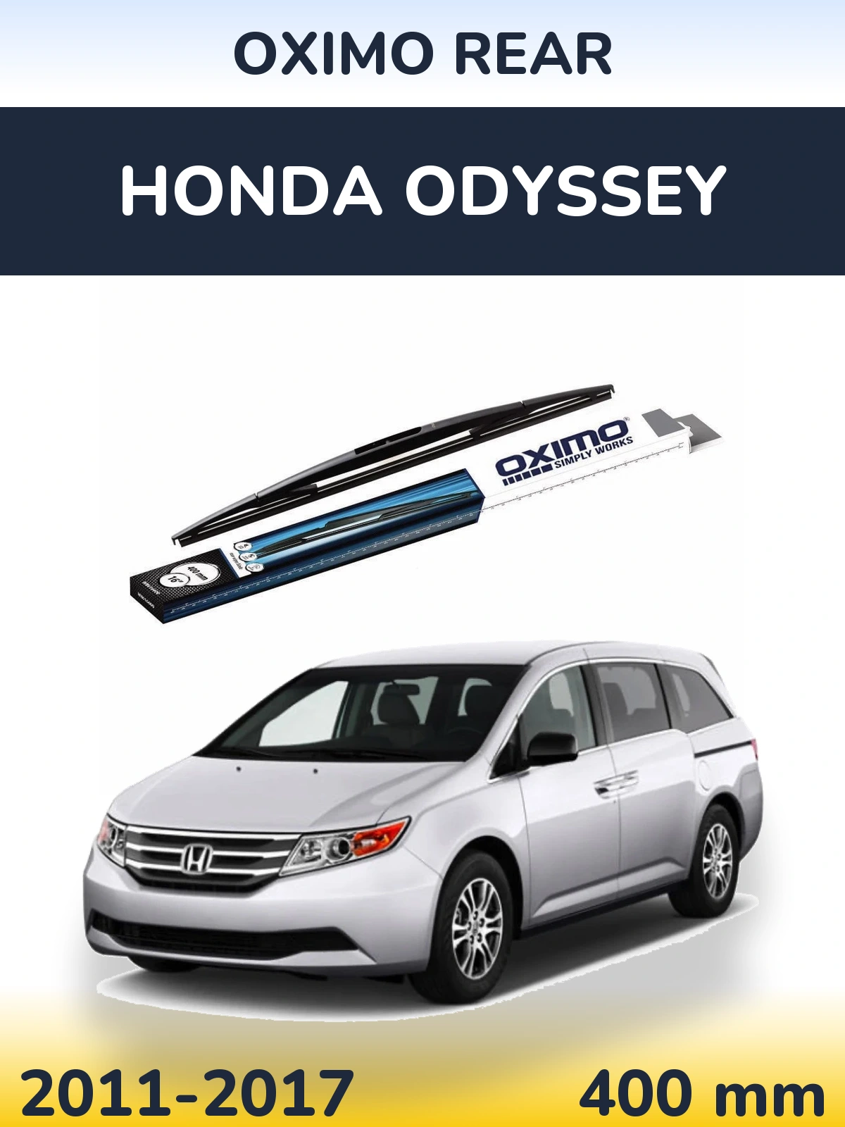 Задний дворник Oximo Rear 400 мм для Honda Odyssey 2011-2017