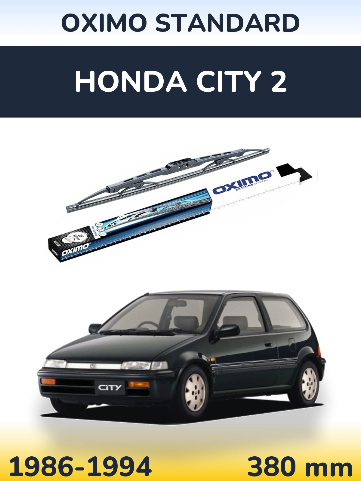 Задний дворник Oximo Standard 375 мм для Honda City 2 1986-1994