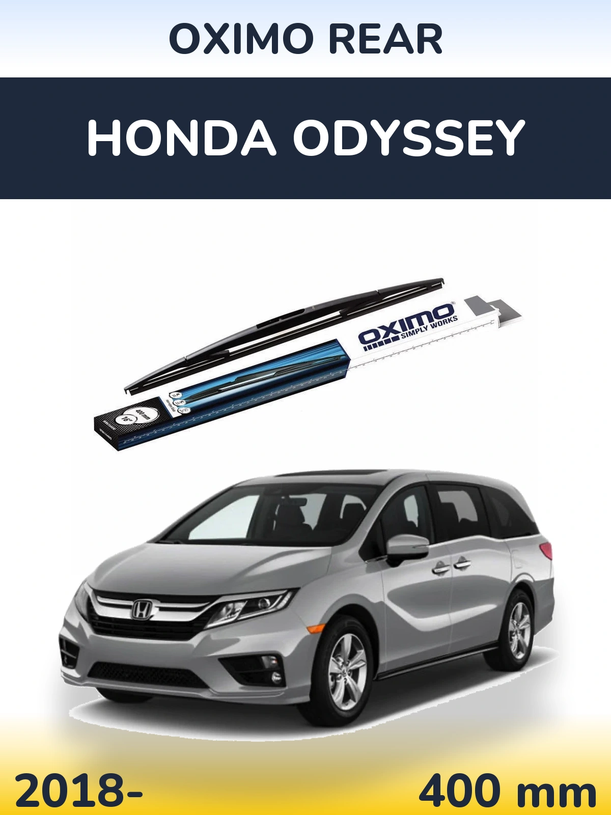 Tylna wycieraczka Oximo Rear 400 mm do Honda Odyssey 5 2018-2026