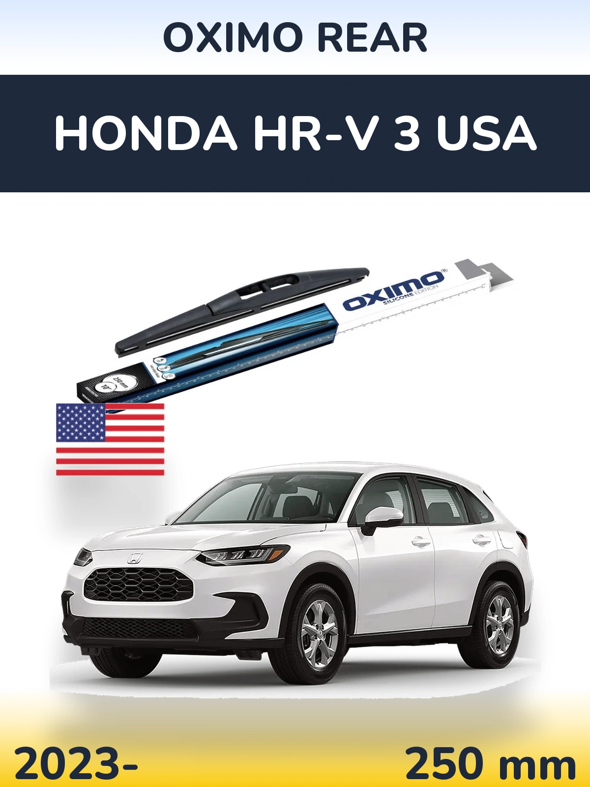 Tylna wycieraczka Oximo Rear 250 mm do Honda HR-V 3 USA 2023-2026