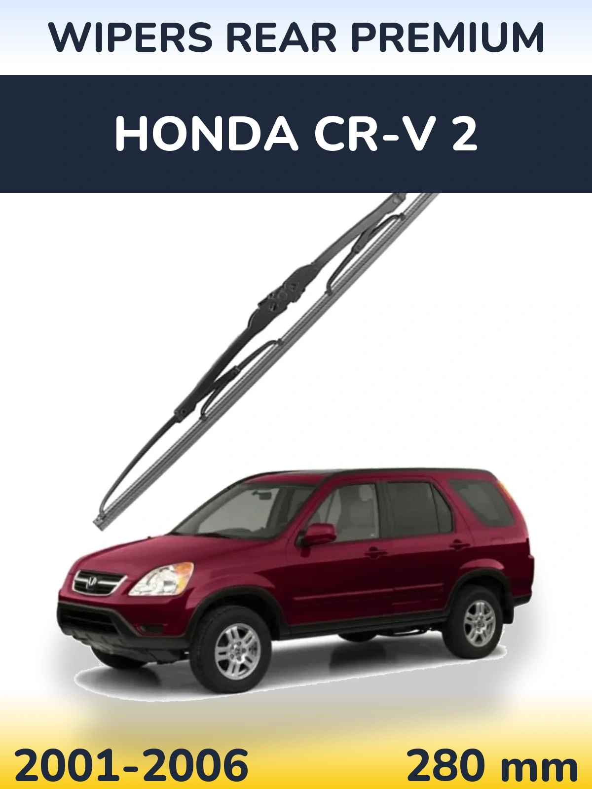 Tylna wycieraczka WIPERS REAR PREMIUM 280 mm do Honda CR-V 2 2001-2006