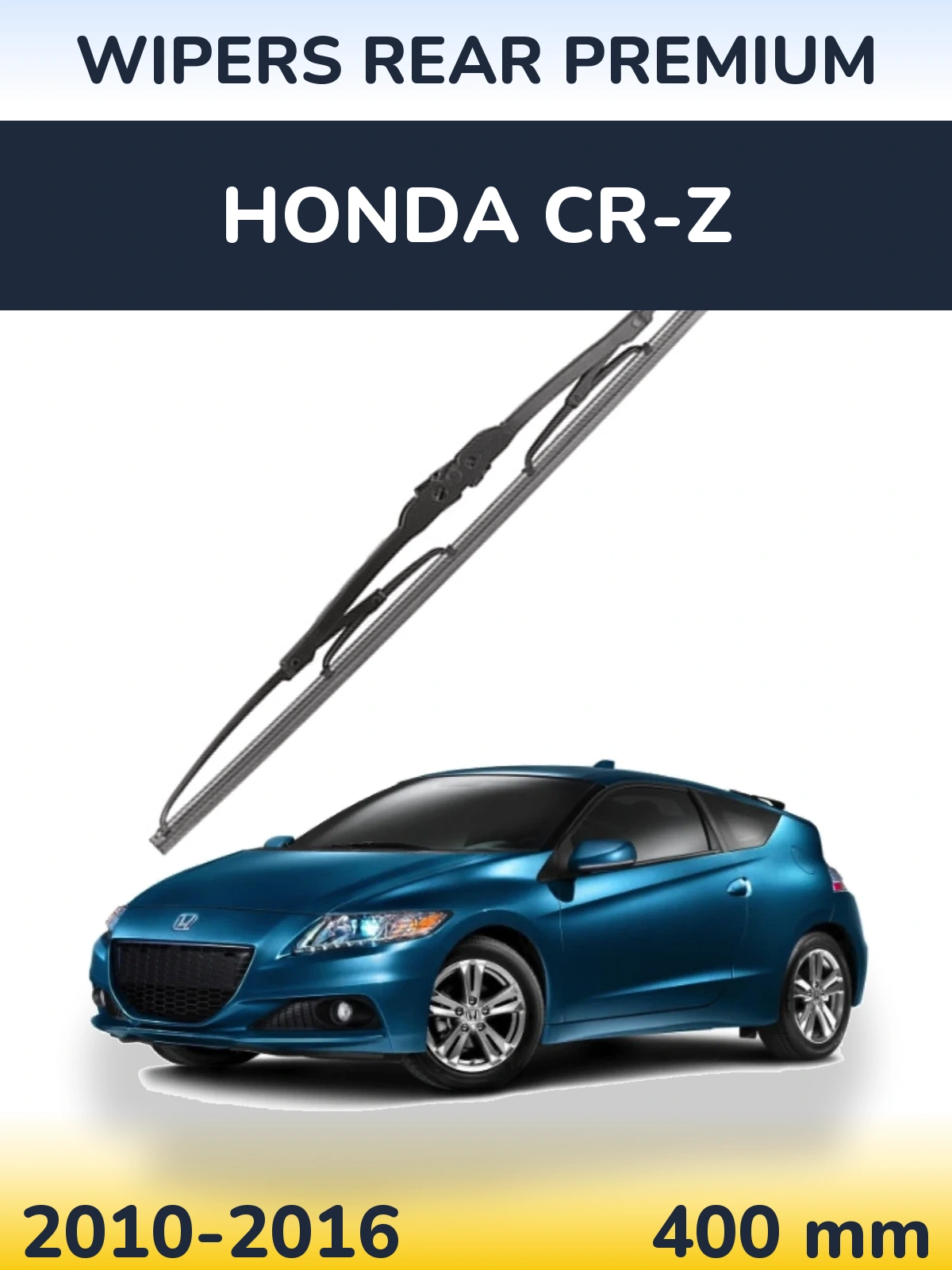 Задний дворник WIPERS REAR PREMIUM 400 мм для Honda CR-Z 2010-2016