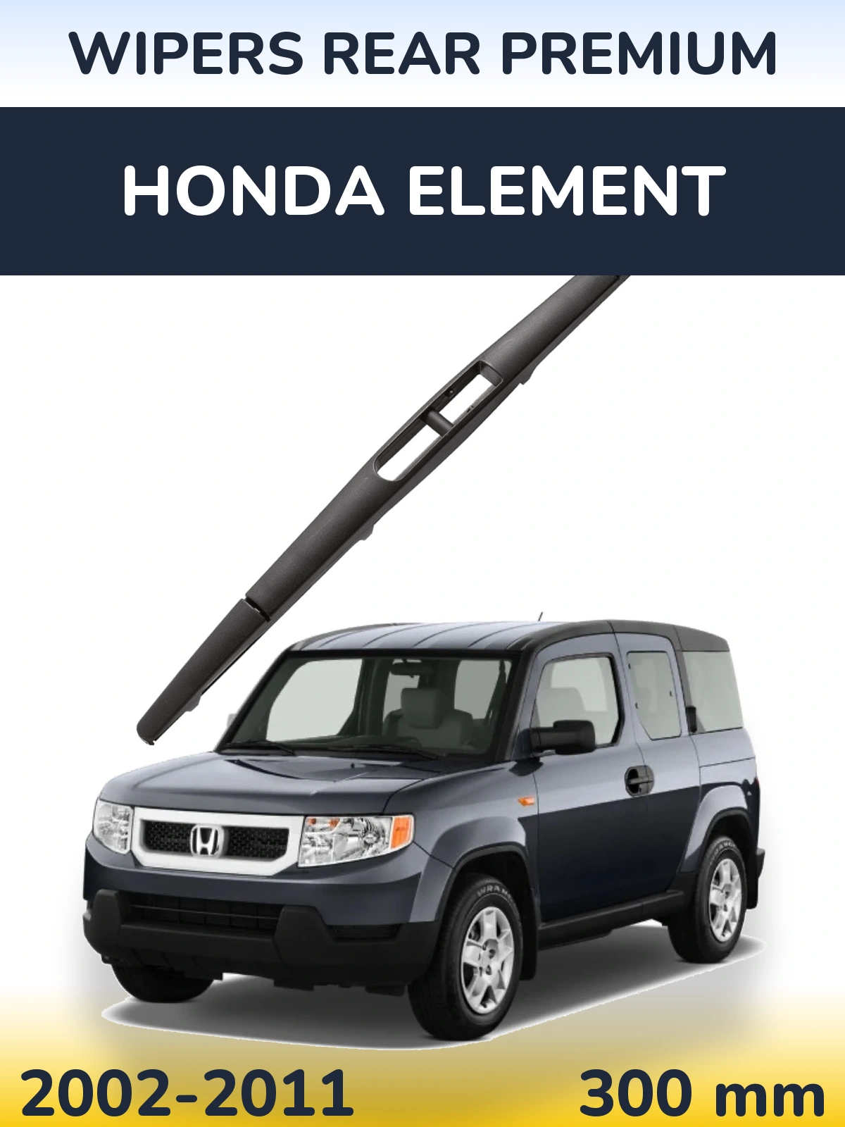 Tylna wycieraczka WIPERS REAR PREMIUM 300 mm do Honda Element 2002-2011