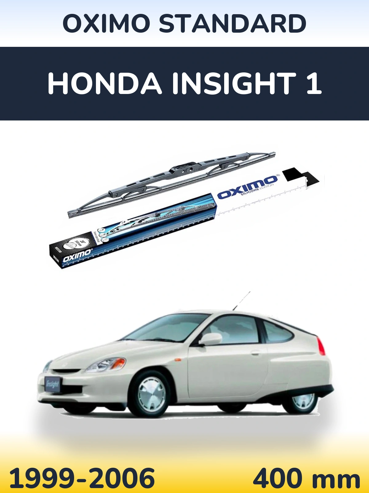 Задний дворник Oximo Standard 400 мм для Honda Insight 1 1999-2006