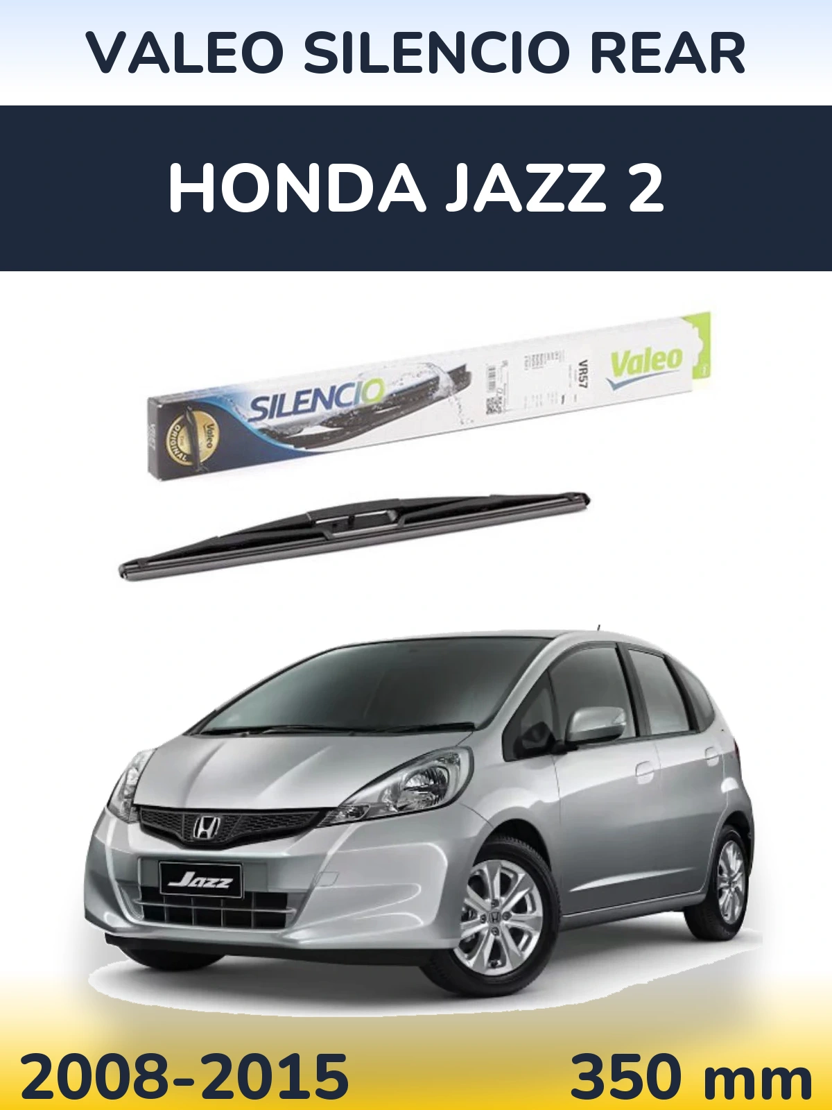 Задний дворник Valeo Silencio Rear 345 мм для Honda Jazz 2 2008-2015