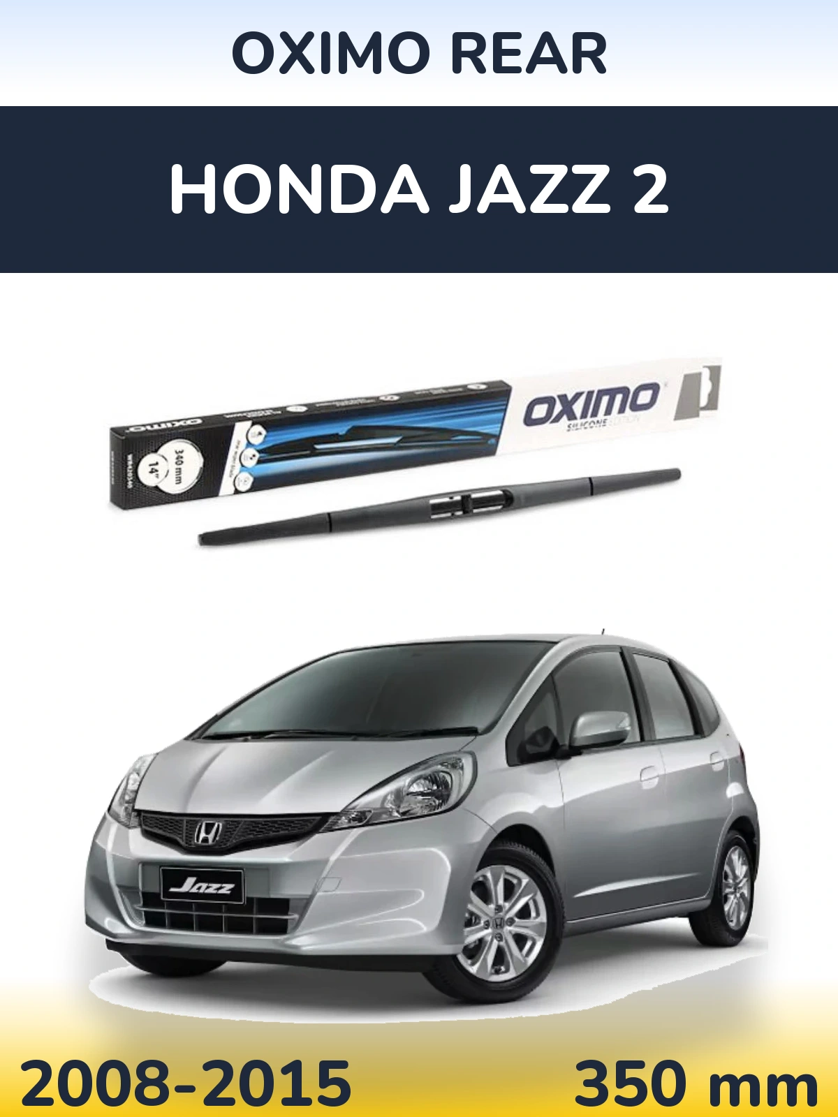 Задний дворник Oximo Rear 350 мм для Honda Jazz 2 2008-2015