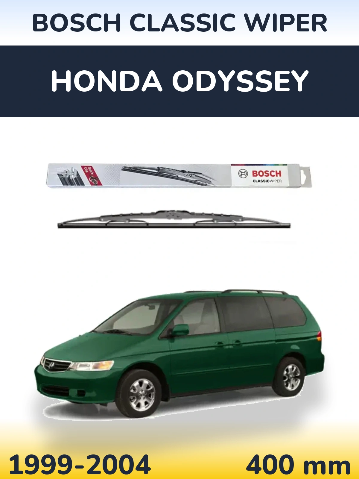 Задний дворник BOSCH Classic Wiper 400 мм для Honda Odyssey 1999-2004
