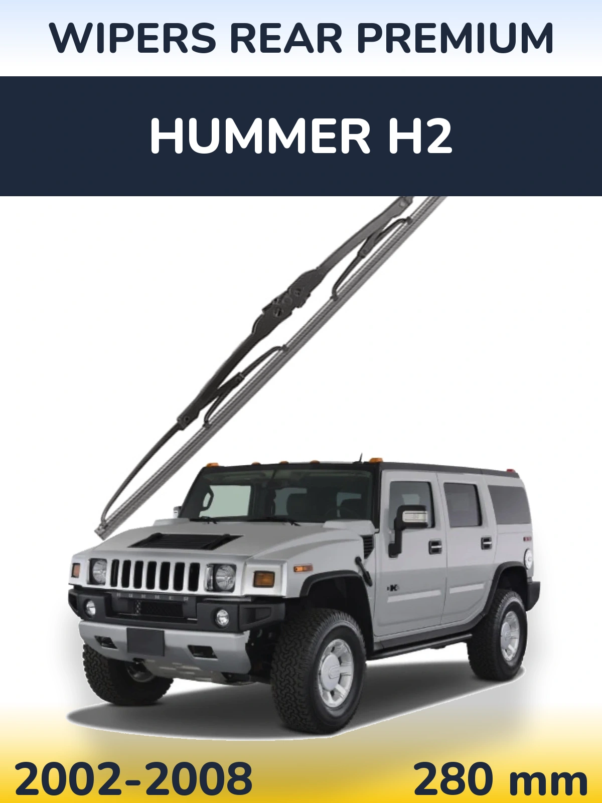 Задня щітка WIPERS REAR PREMIUM 280 мм для Hummer H2 2002-2008