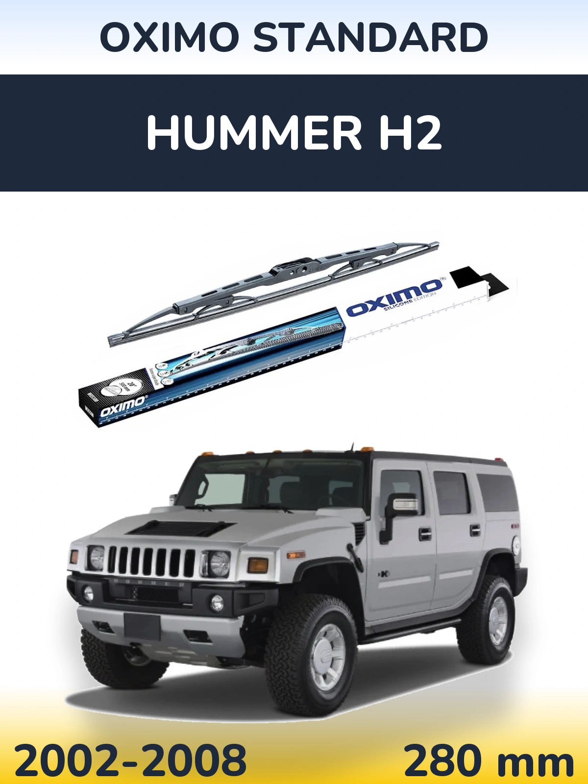 Tylna wycieraczka Oximo Standard 275 mm do Hummer H2 2002-2008