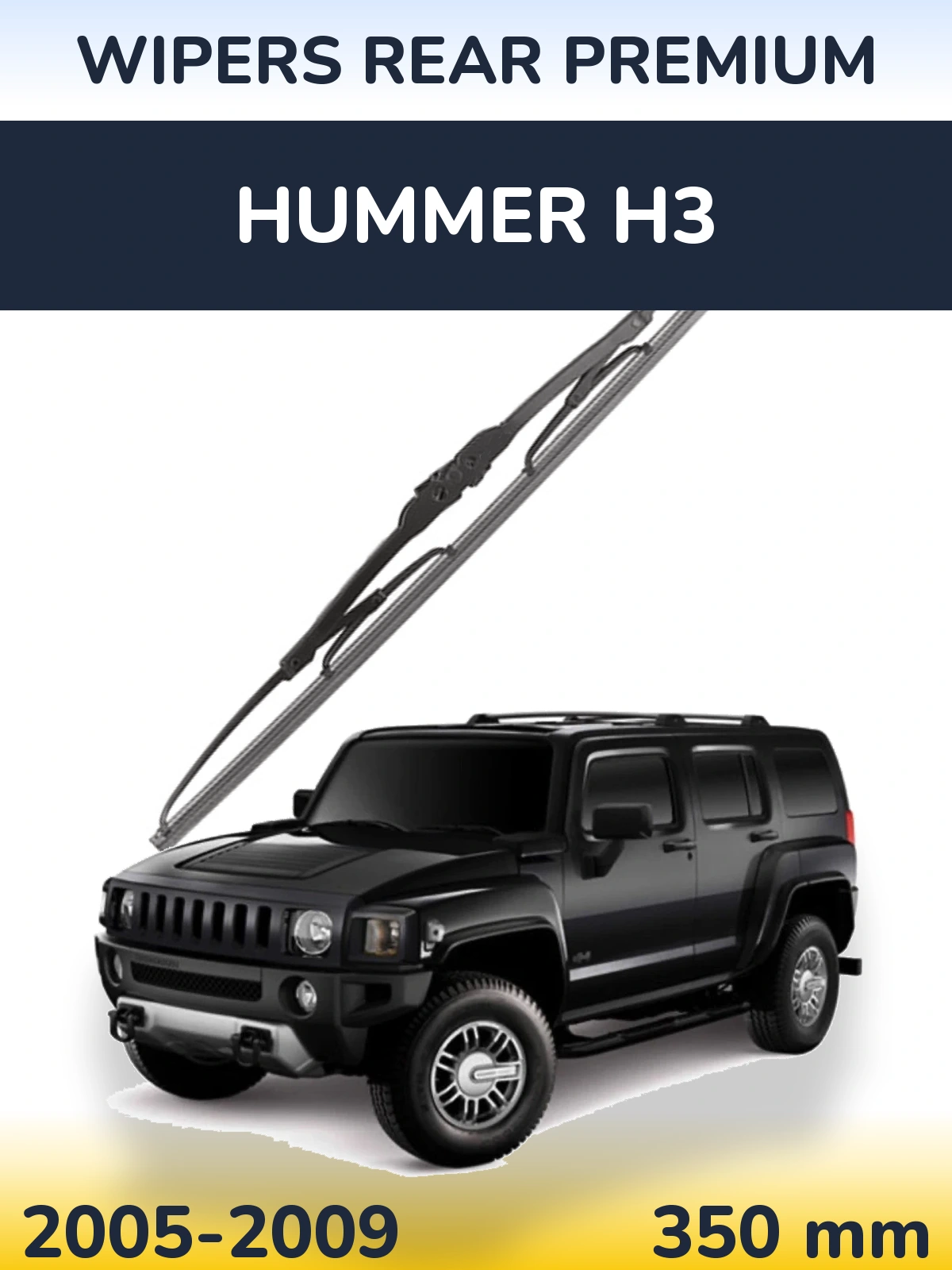 Tylna wycieraczka WIPERS REAR PREMIUM 350 mm do Hummer H3 2005-2009
