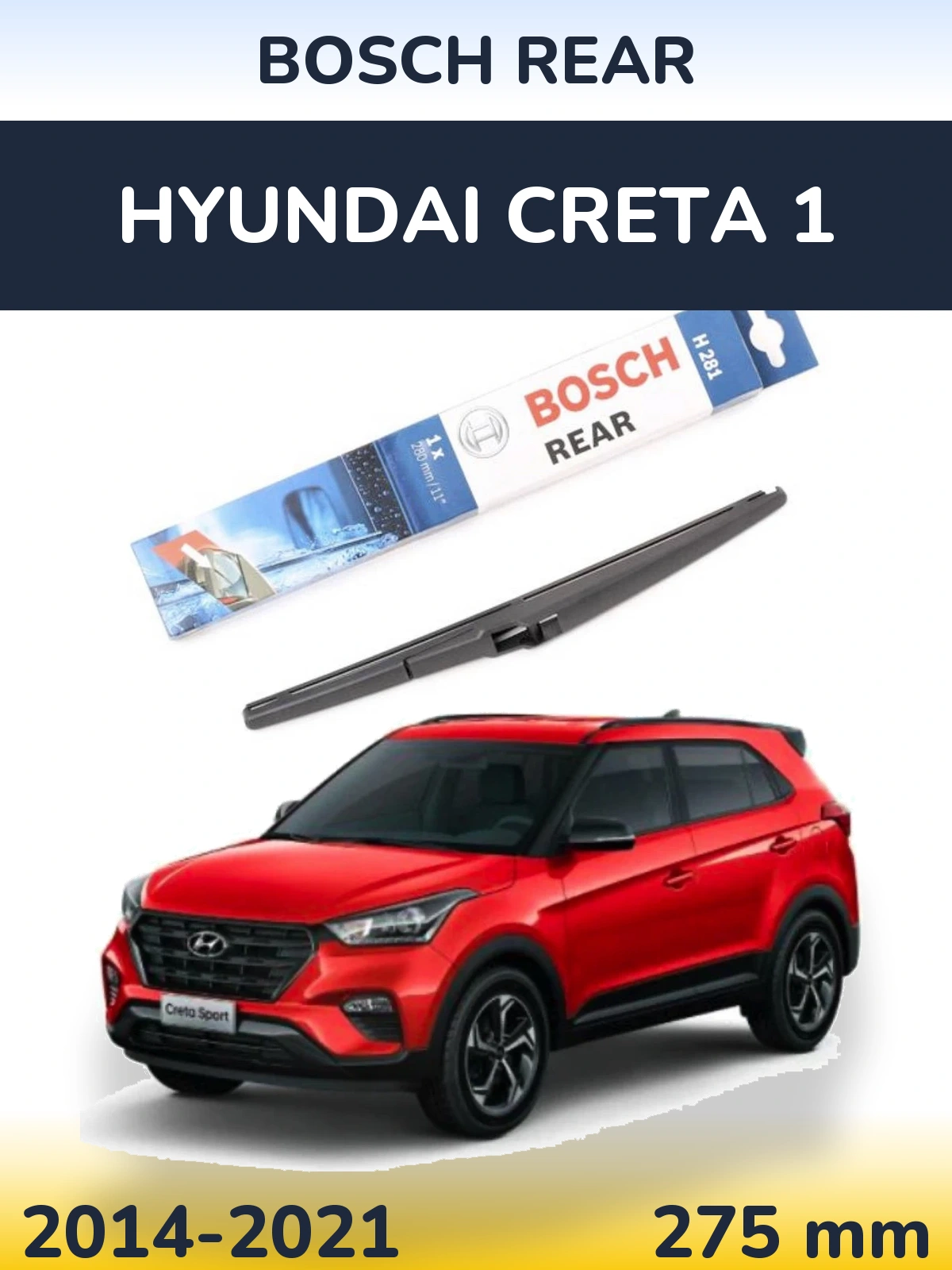 Tylna wycieraczka BOSCH Rear 280 mm do Hyundai Creta 1 2014-2021