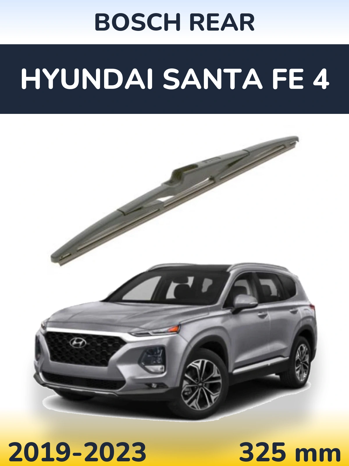 Tylna wycieraczka BOSCH Rear 325 mm do Hyundai Santa Fe 4 2019-2023