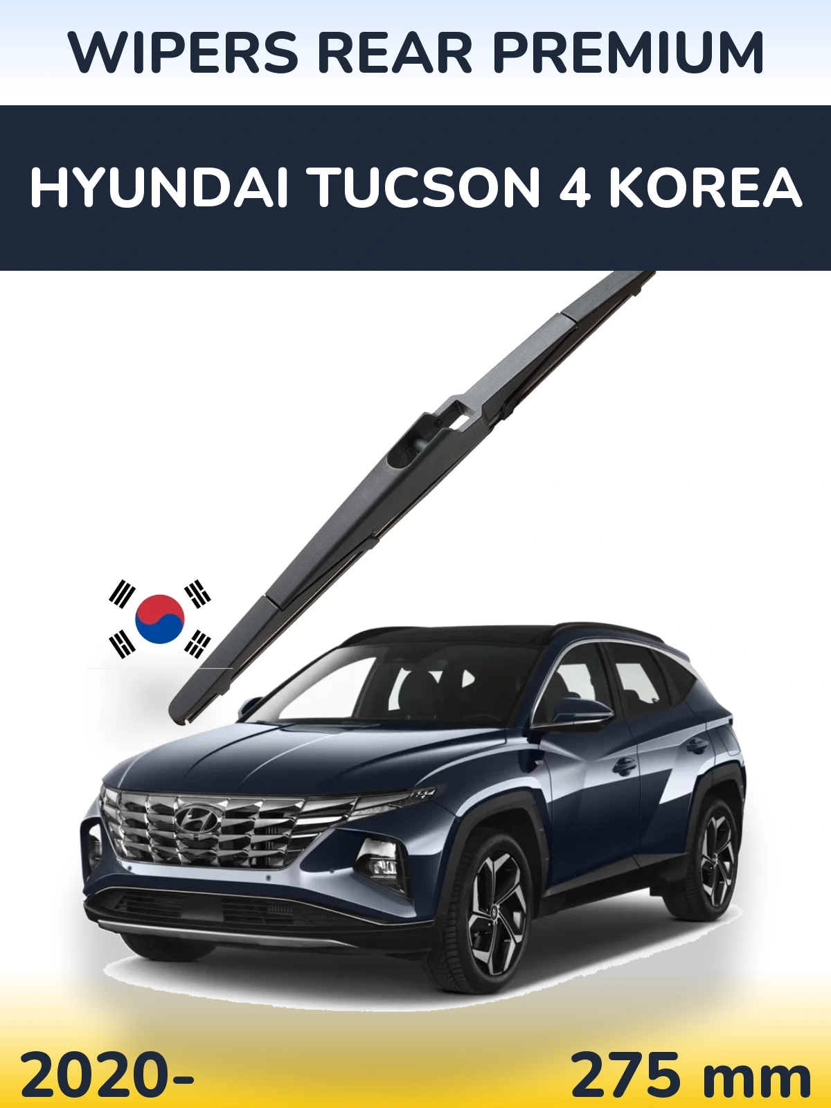Tylna wycieraczka WIPERS REAR PREMIUM 275 mm do Hyundai Tucson 4 Korea 2020-2026