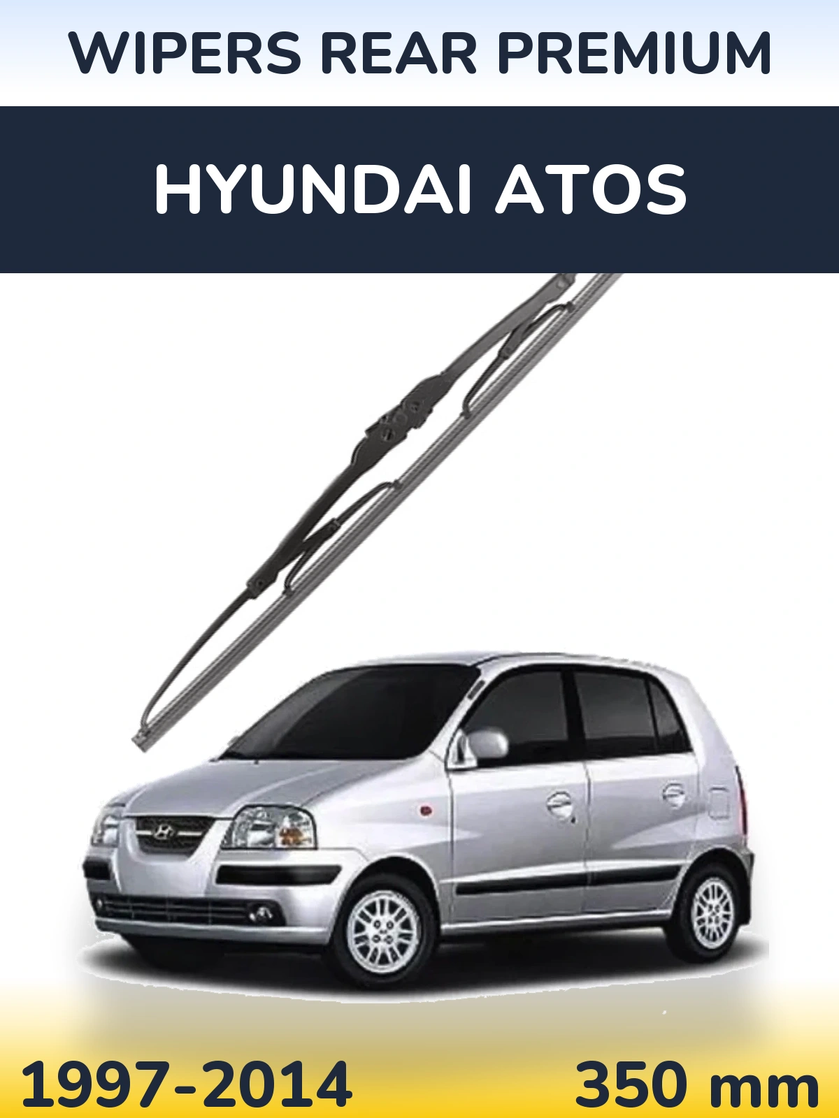 Задний дворник WIPERS REAR PREMIUM 350 мм для Hyundai Atos 1997-2014