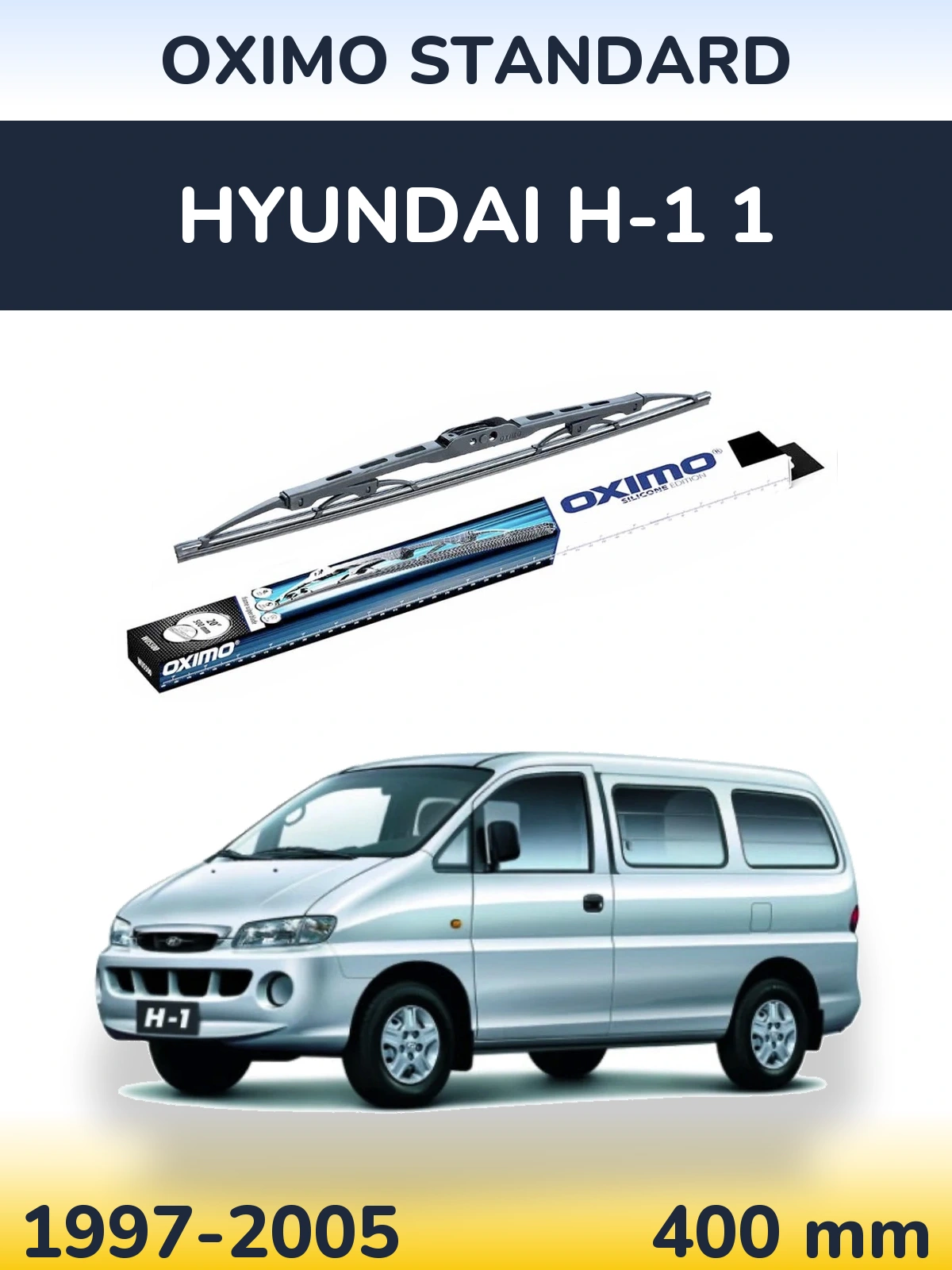 Tylna wycieraczka Oximo Standard 400 mm do Hyundai H-1 1 1997-2005