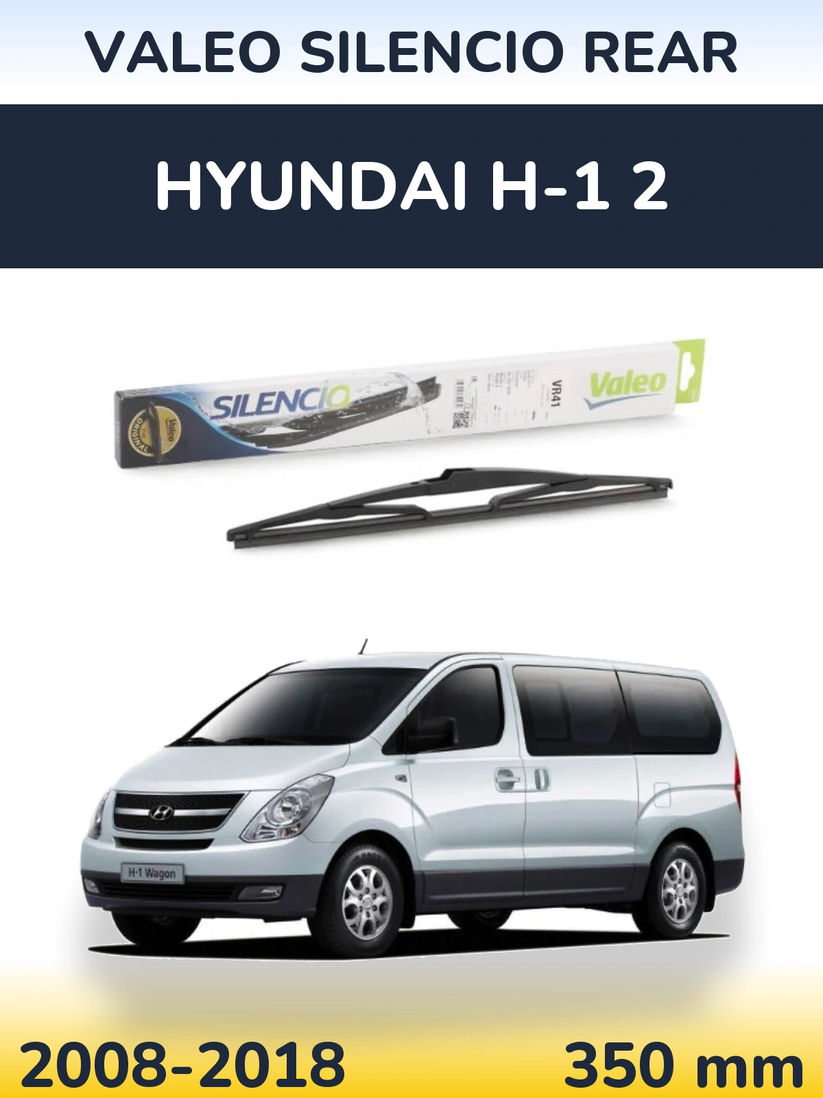 Tylna wycieraczka Valeo Silencio Rear 345 mm do Hyundai H-1 2 2008-2018