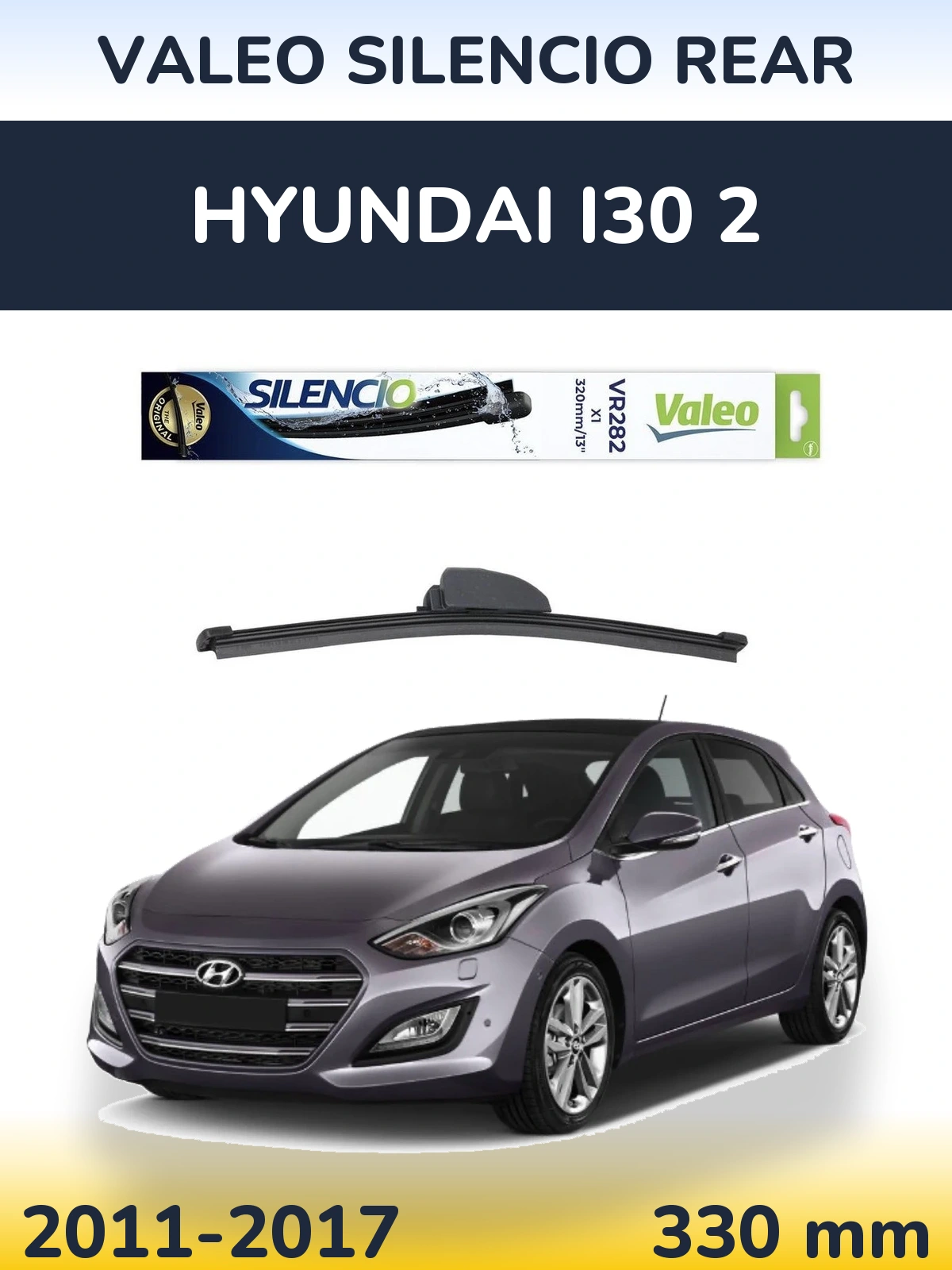 Tylna wycieraczka Valeo Silencio Rear 320 mm do Hyundai i30 2 2011-2017