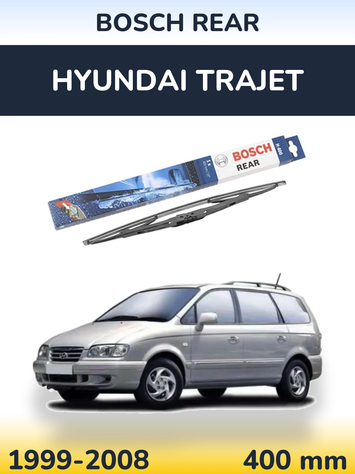 Tylna wycieraczka BOSCH Rear 400 mm do Hyundai Trajet 1999-2008