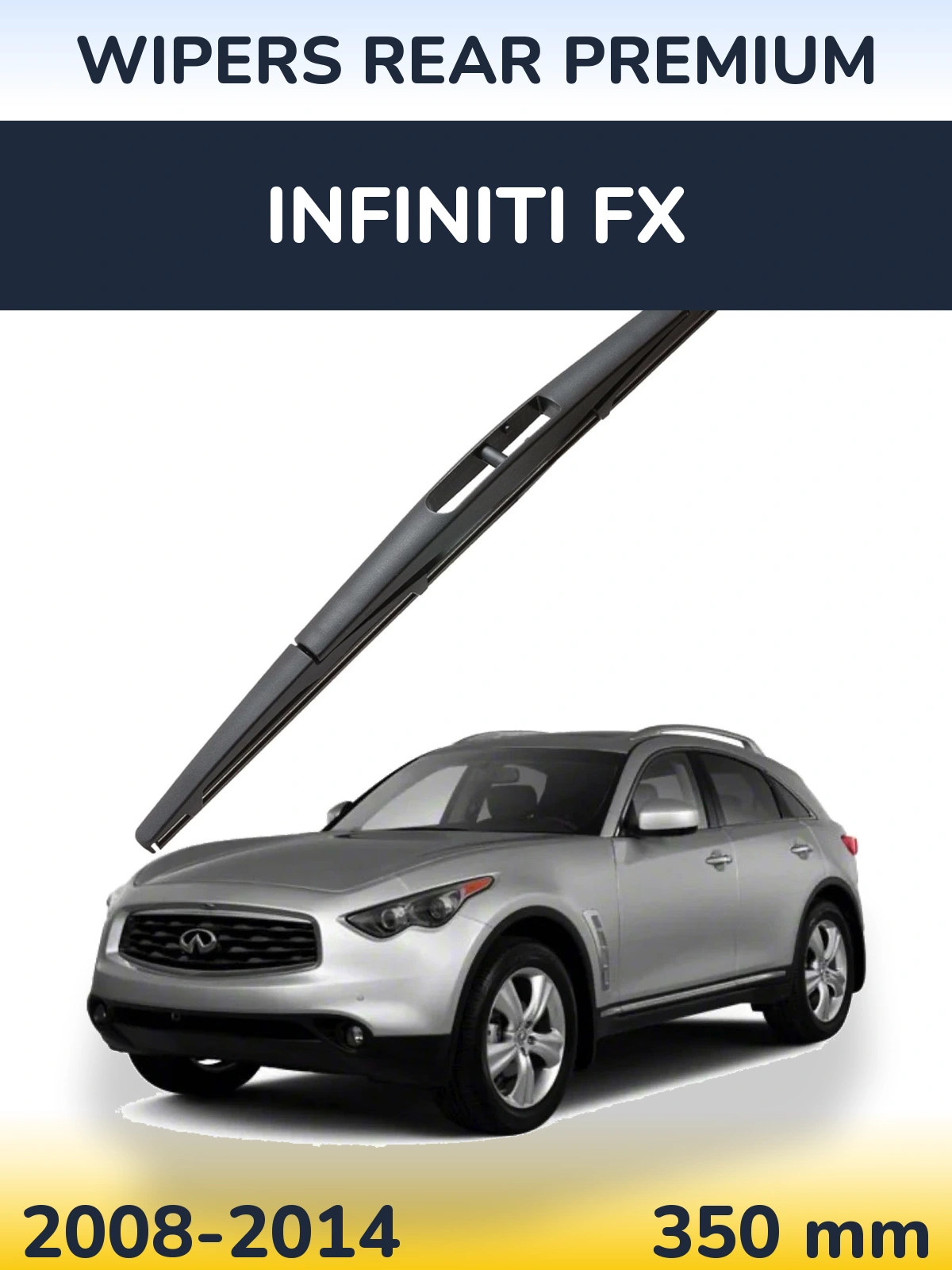 Задний дворник WIPERS REAR PREMIUM 350 мм для Infiniti FX 2008-2014