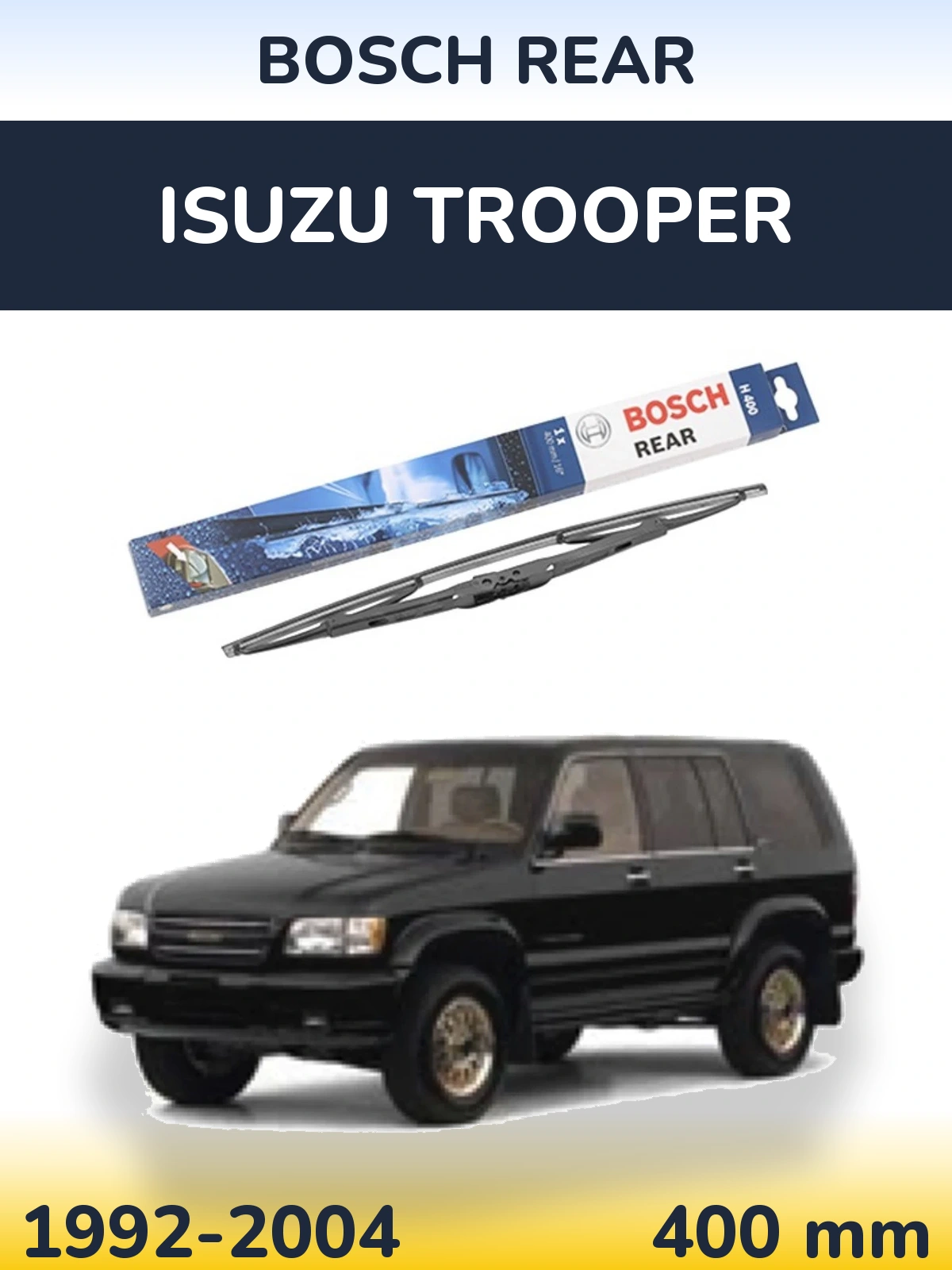 Tylna wycieraczka BOSCH Rear 400 mm do Isuzu Trooper 1992-2004