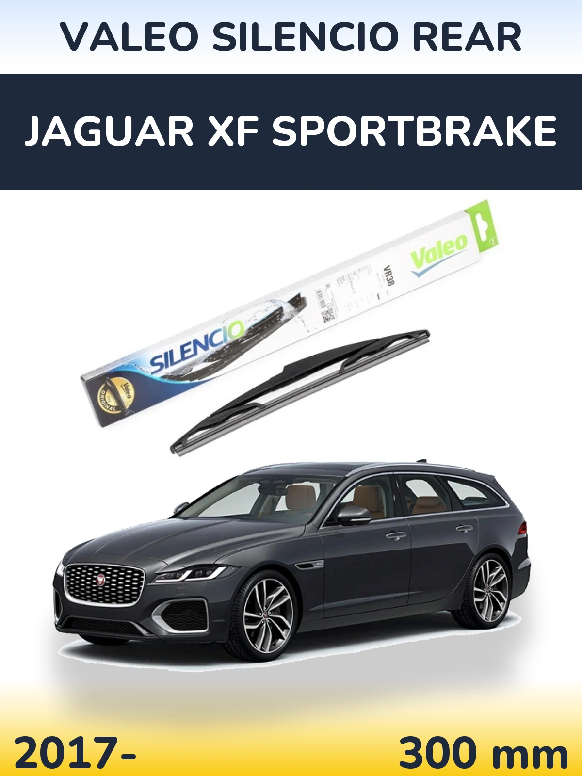 Tylna wycieraczka Valeo Silencio Rear 300 mm do Jaguar XF Sportbrake 2017-2026