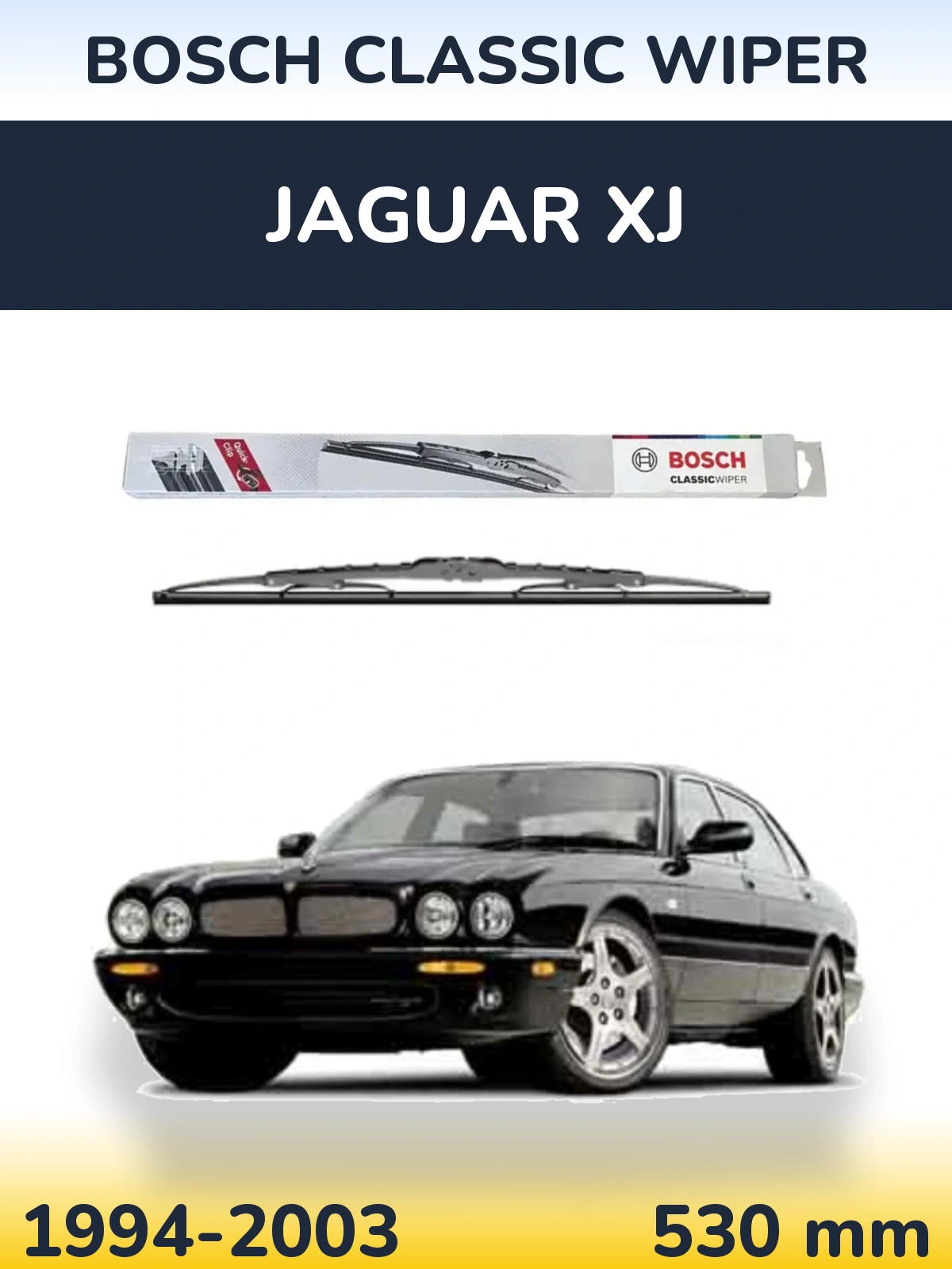 Przednia wycieraczka BOSCH Classic Wiper 530 mm do Jaguar XJ 1994-2003