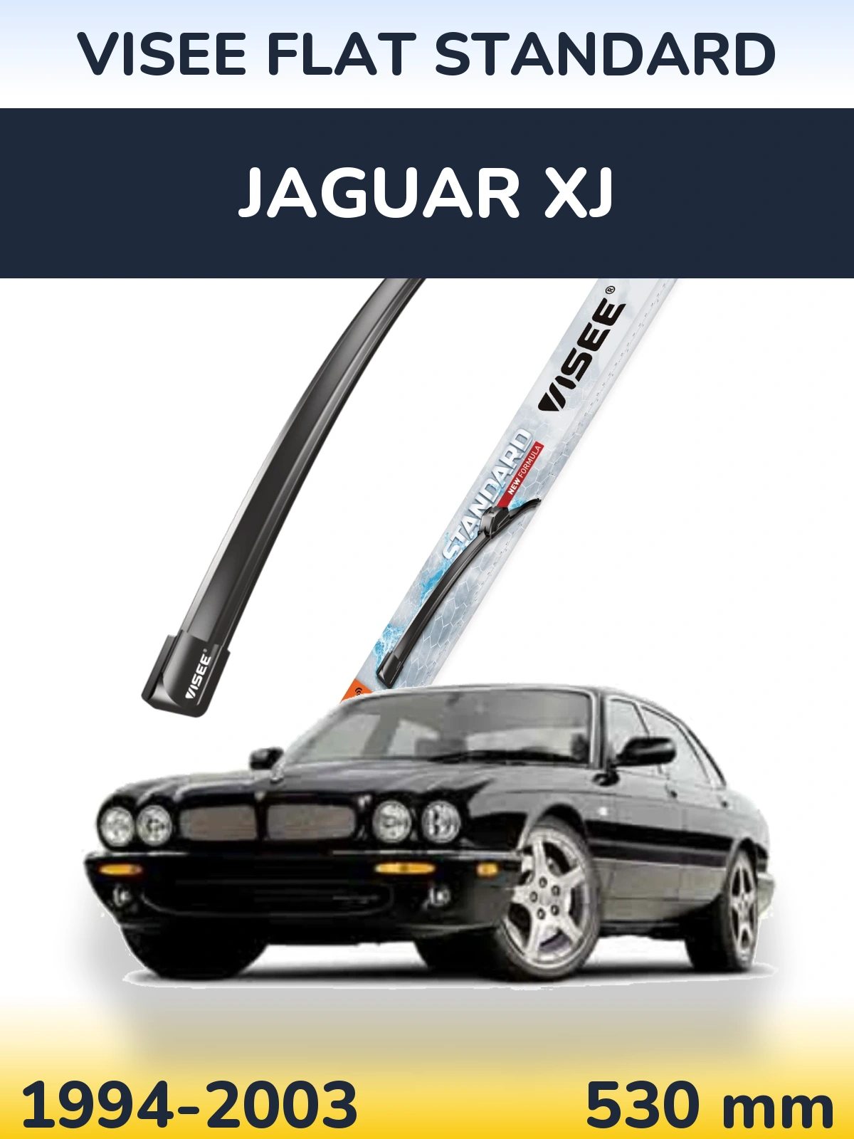 Передний дворник VISEE FLAT STANDARD 530 мм для Jaguar XJ 1994-2003