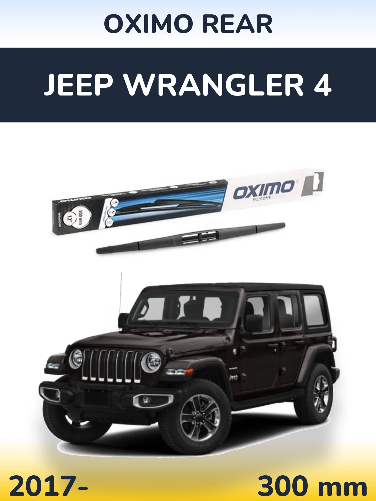Tylna wycieraczka Oximo Rear 300 mm do Jeep Wrangler 4 2017-2026