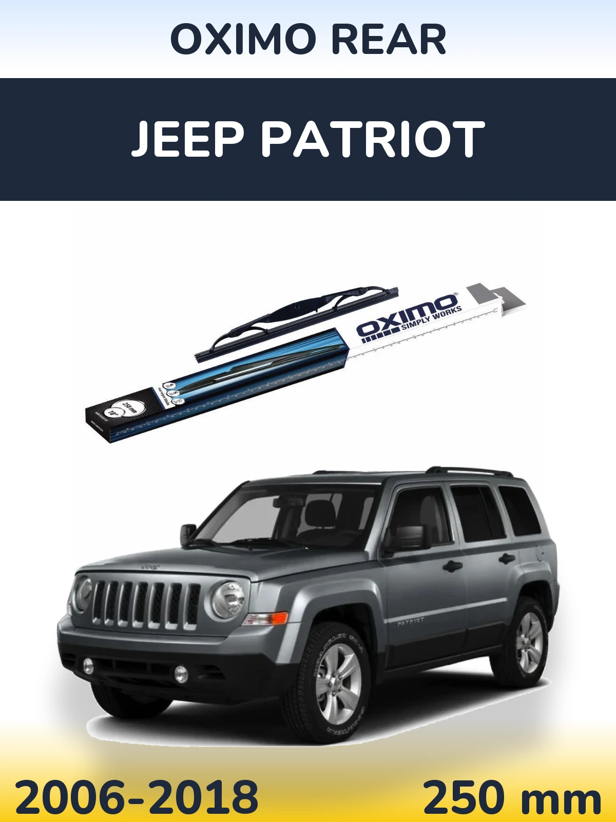 Tylna wycieraczka Oximo Rear 250 mm do Jeep Patriot 2006-2018