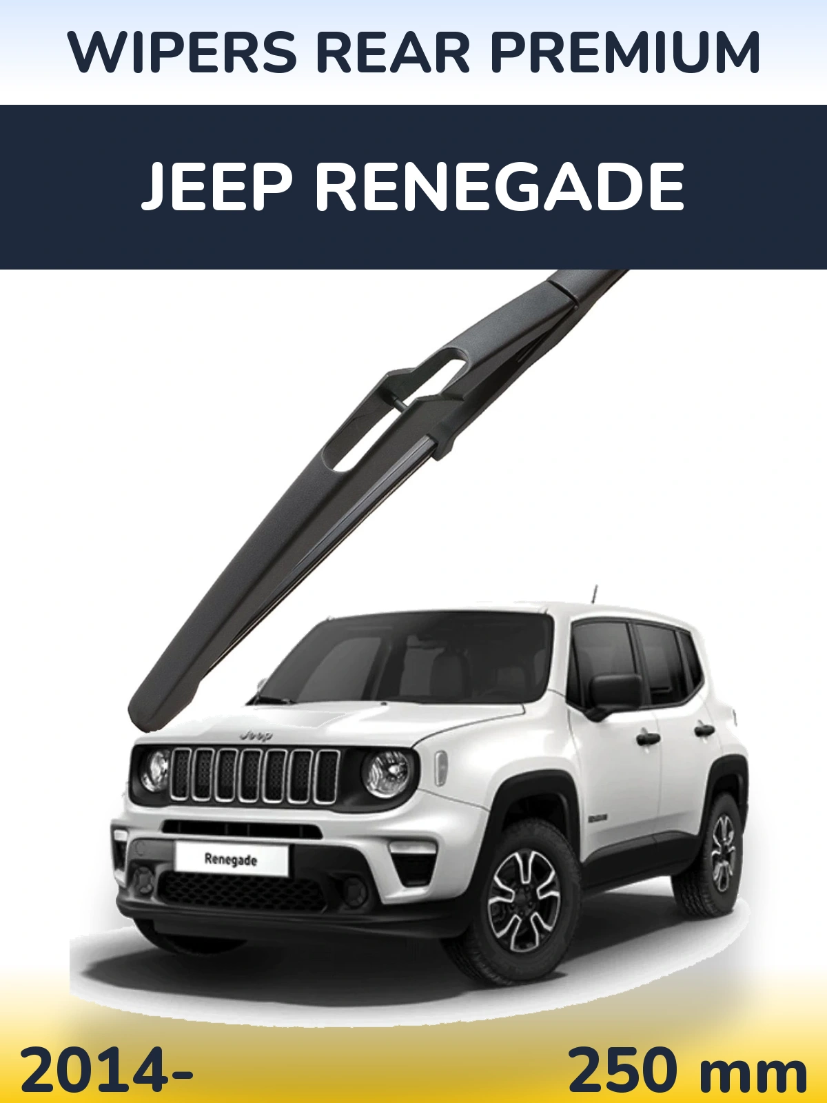 Tylna wycieraczka WIPERS REAR PREMIUM 250 mm do Jeep Renegade 2014-2026