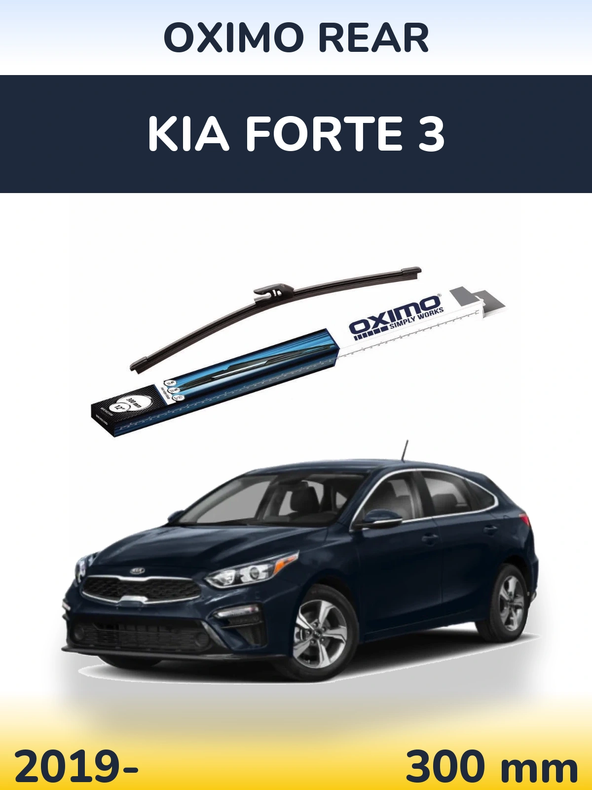 Tylna wycieraczka Oximo Rear 300 mm do KIA Forte 3 2019-2026