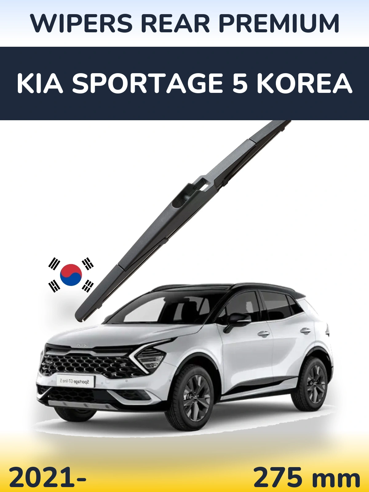 Tylna wycieraczka WIPERS REAR PREMIUM 275 mm do KIA Sportage 5 Korea 2021-2026