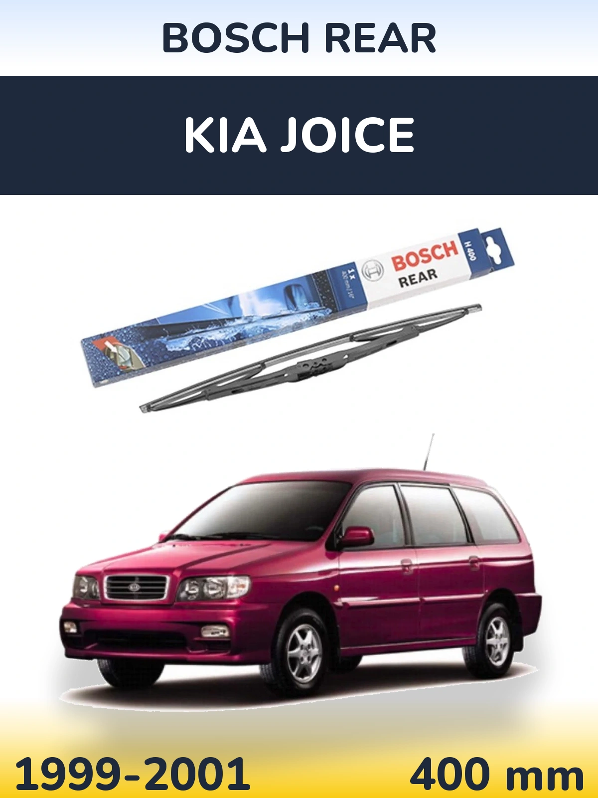 Задний дворник BOSCH Rear 400 мм для KIA Joice 1999-2001