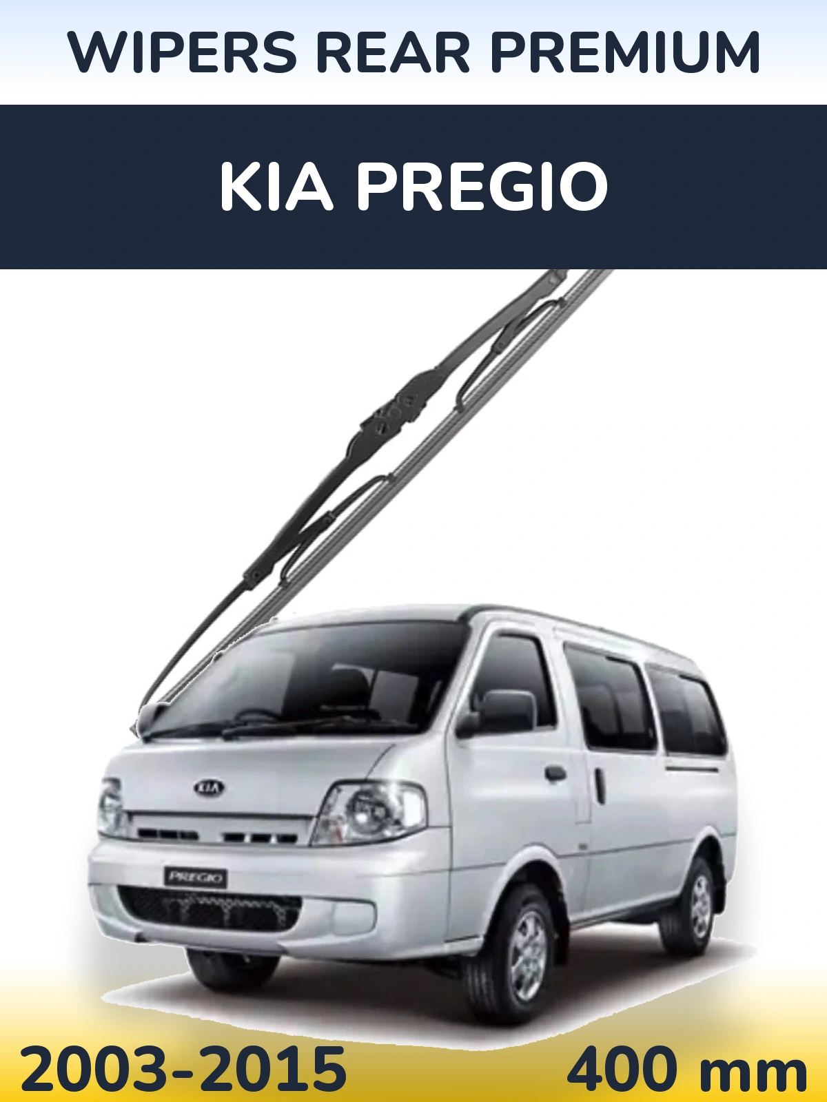 Tylna wycieraczka WIPERS REAR PREMIUM 400 mm do KIA Pregio 2003-2015