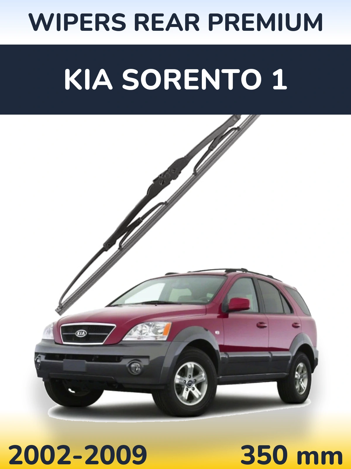 Tylna wycieraczka WIPERS REAR PREMIUM 350 mm do KIA Sorento 1 2002-2009