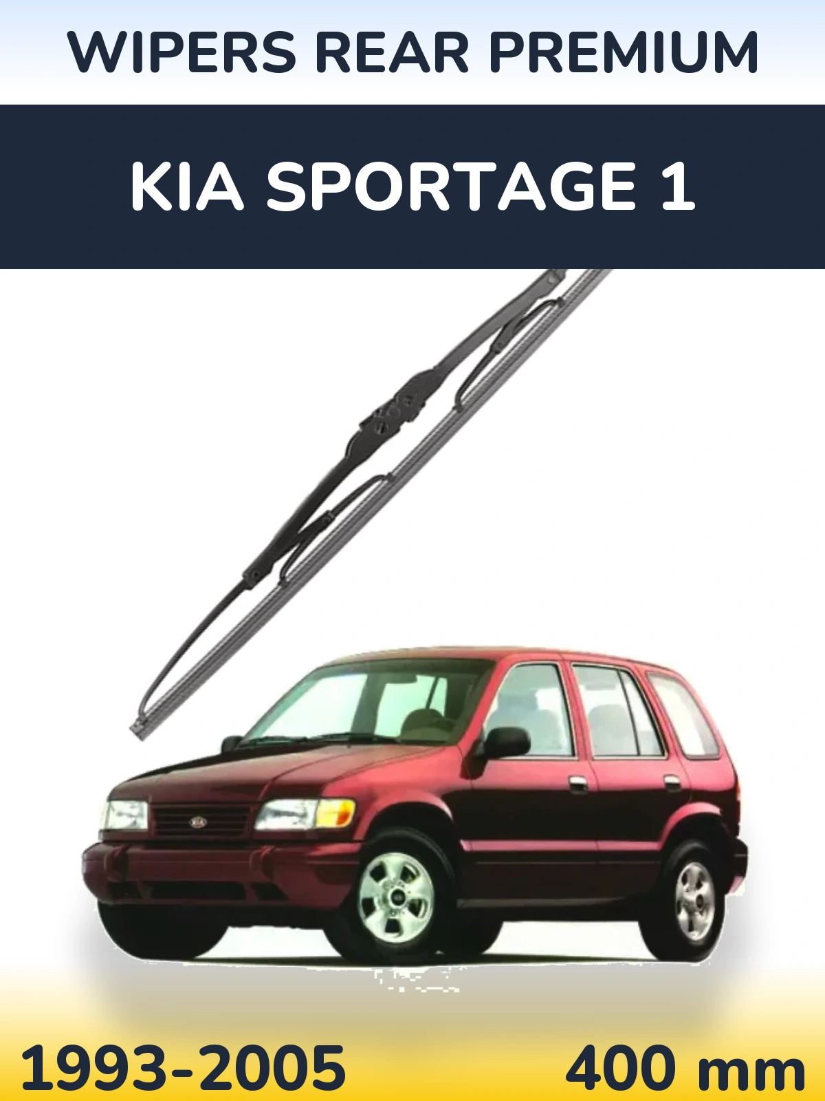Tylna wycieraczka WIPERS REAR PREMIUM 400 mm do KIA Sportage 1 1993-2005
