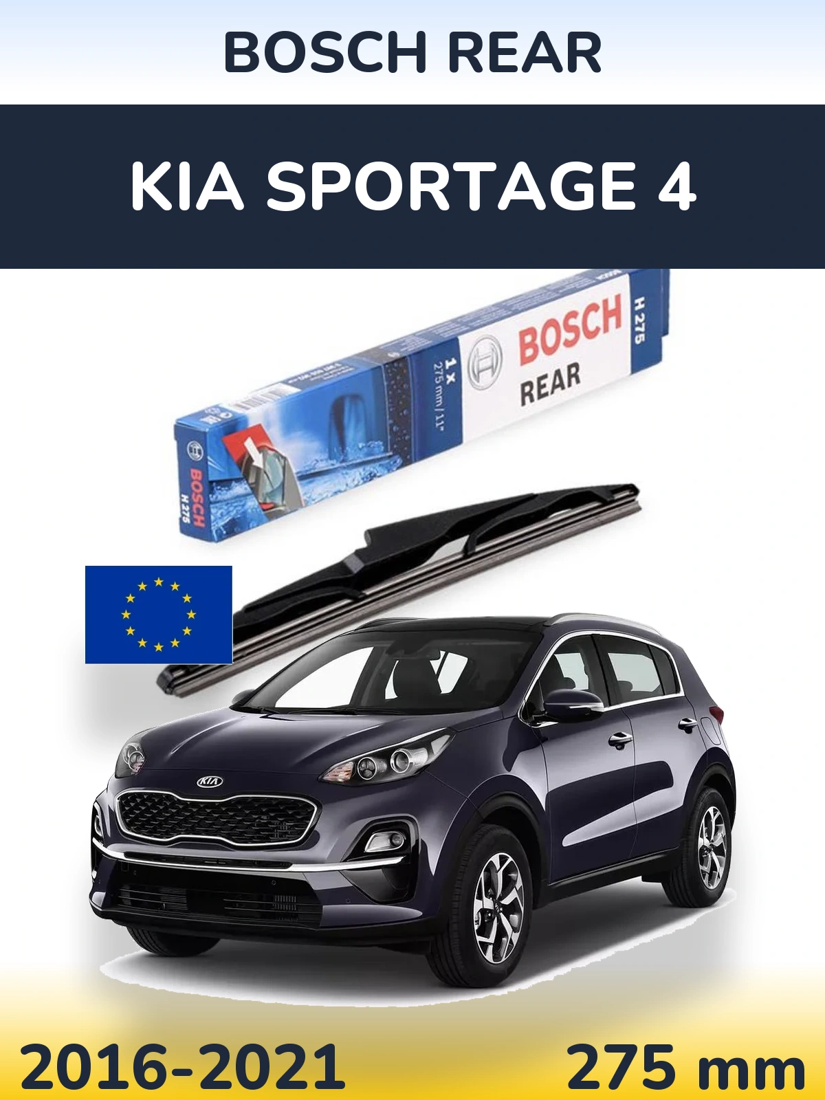 Tylna wycieraczka BOSCH Rear 275 mm do KIA Sportage 4 2016-2021