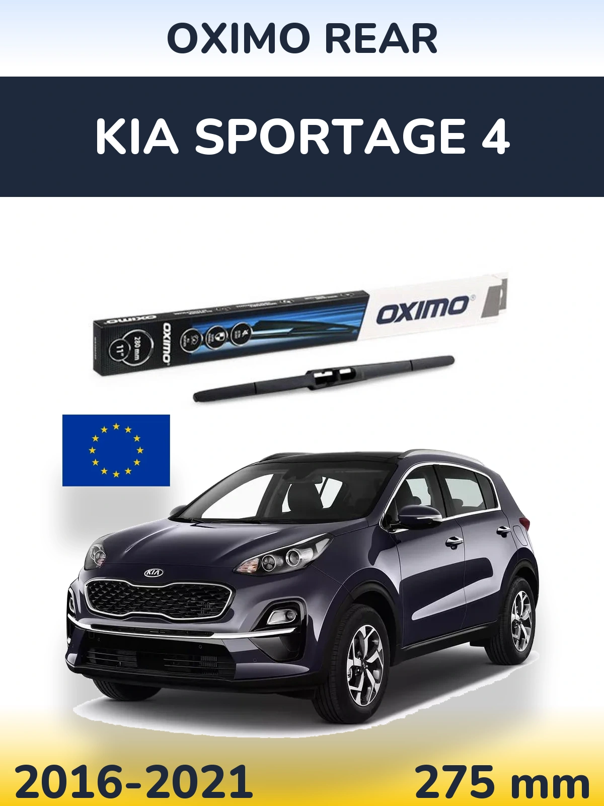 Rear wiper blade Oximo Rear 280 mm for KIA Sportage 4 2016-2021