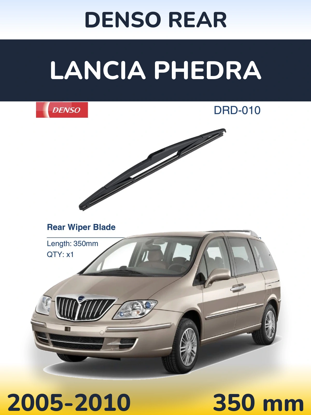 Tylna wycieraczka Denso Rear 350 mm do Lancia Phedra 2005-2010